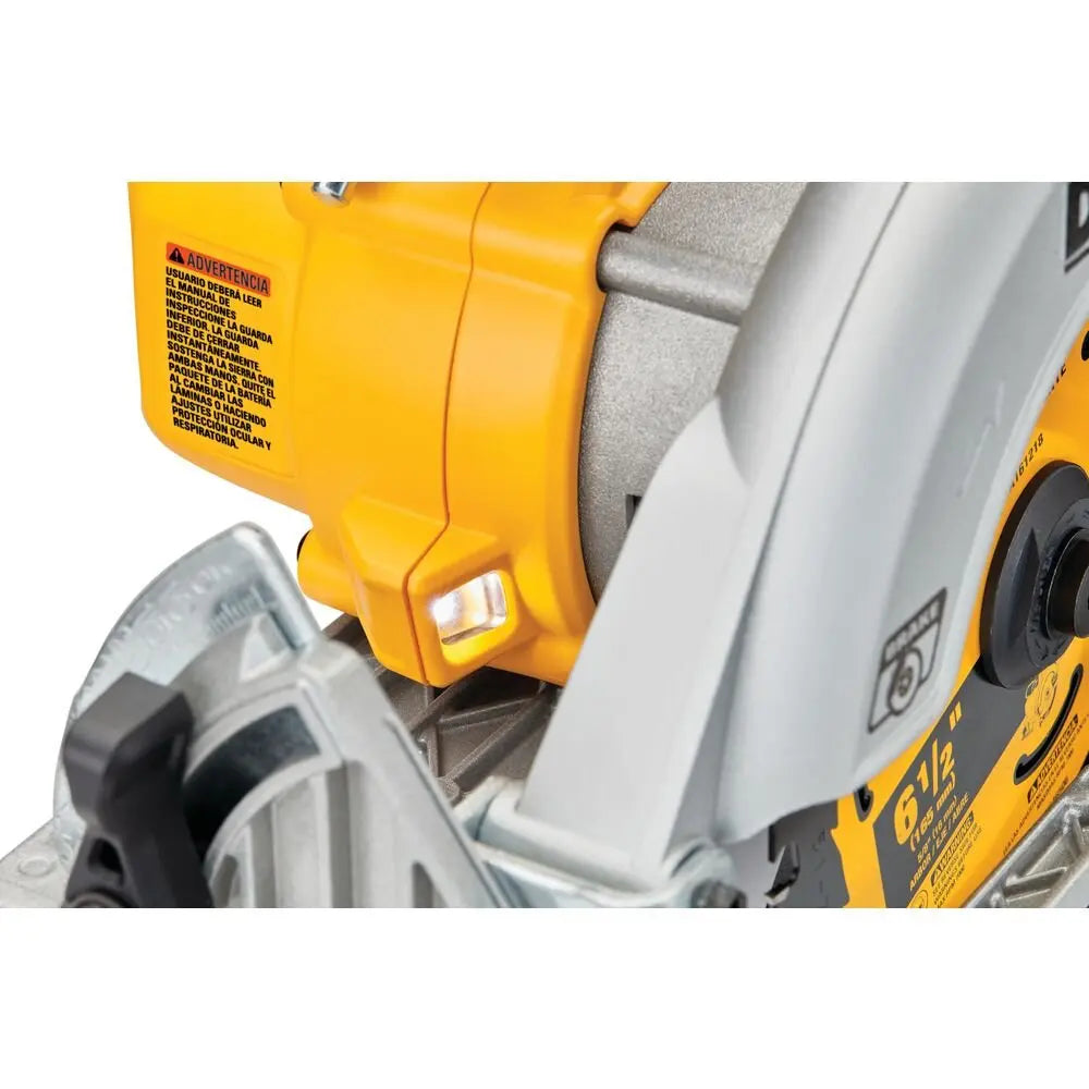 DEWALT DCS565B 20V MAX* 6-1/2 Inch Cordless Circular Saw - Tool Only - Perfect for Woodworking, DIY Projects & Construction Sites