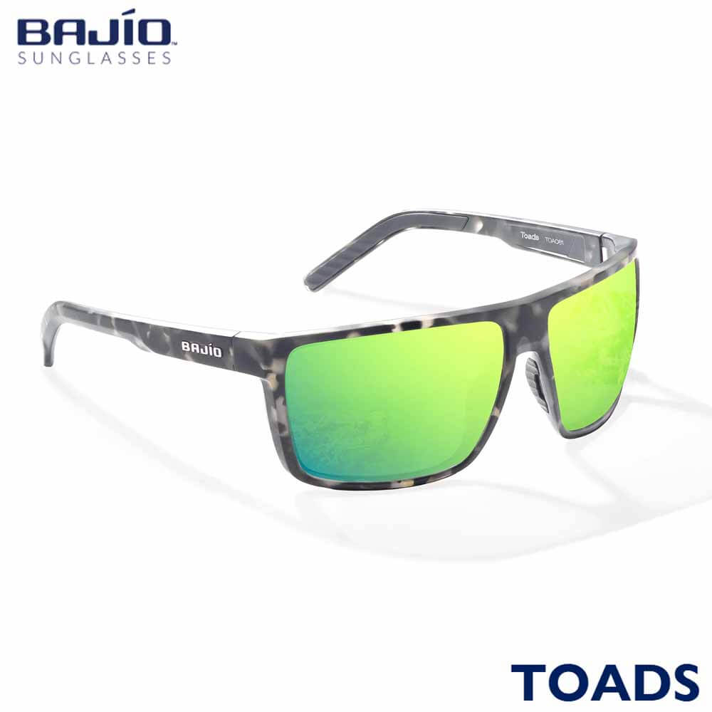 Bajio Toads Polarized Sunglasses for Men & Women - UV400 Protection, Lightweight Frame - Perfect for Driving, Fishing & Outdoor Activities