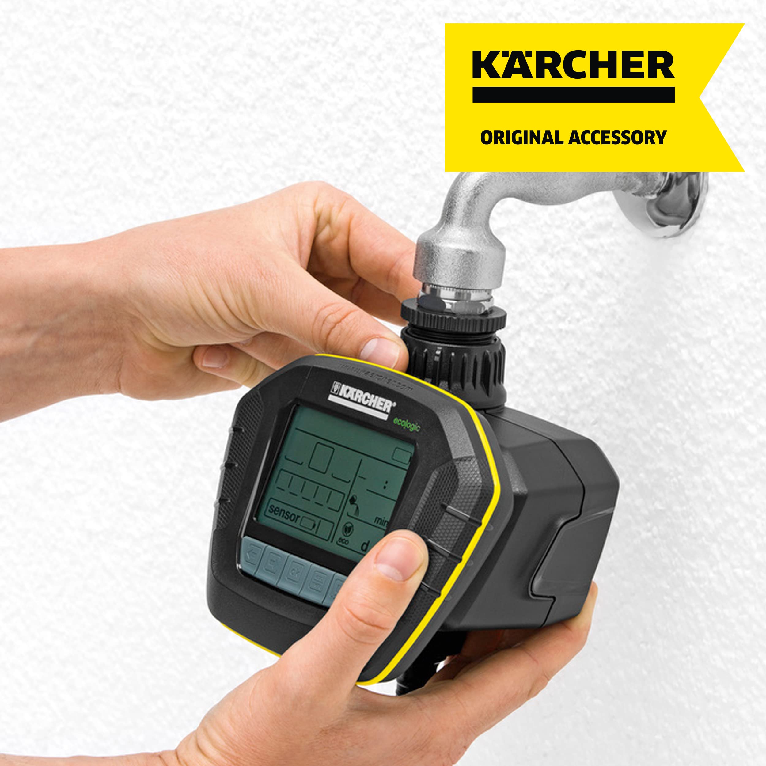 Karcher ST6 Automatic Watering Sensor Timer - Smart Garden Irrigation Controller for Lawns, Plants & Flowers | Perfect for Outdoor Sprinkler Systems & Drip Irrigation