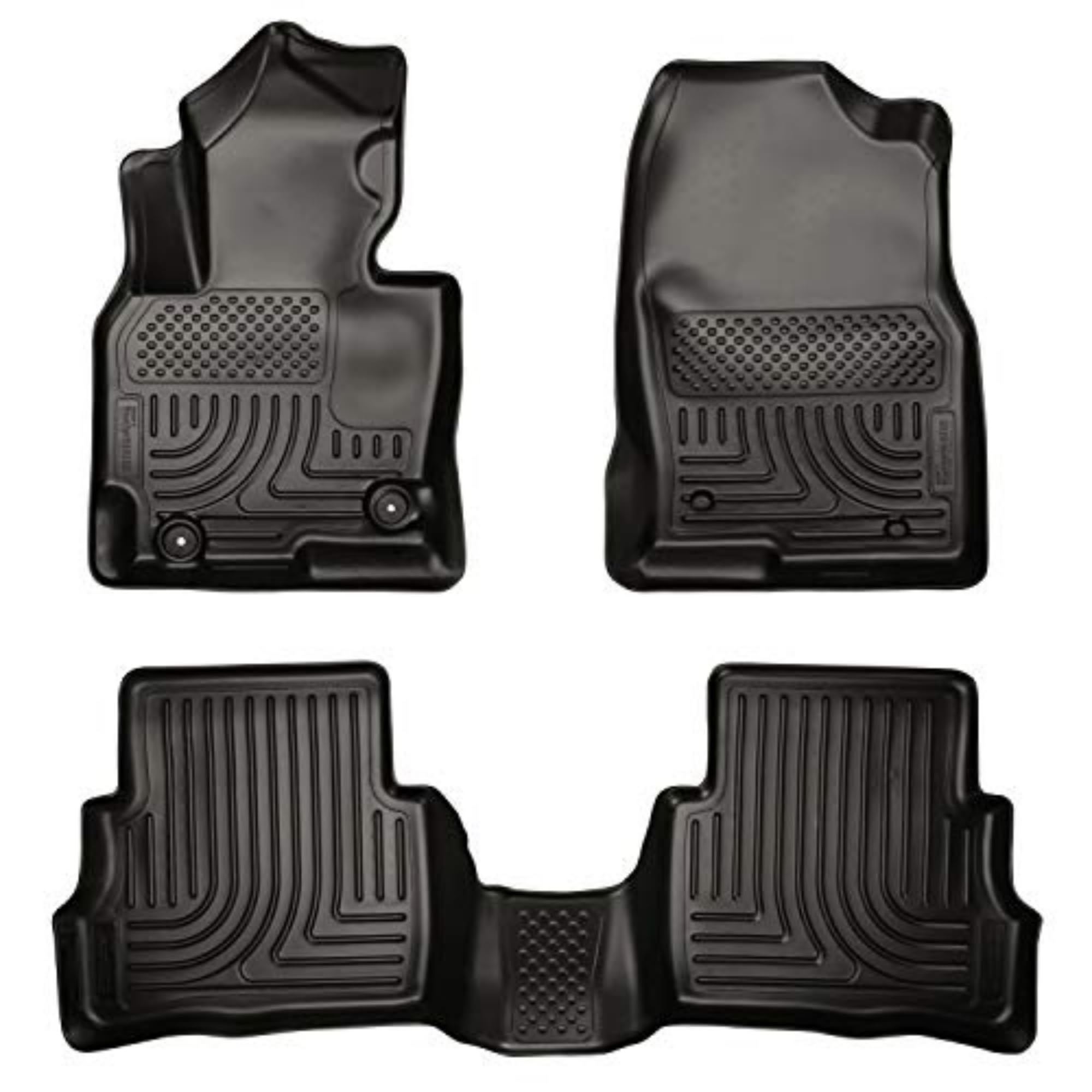 Husky Liners Weatherbeater Floor Mats for 2013-2016 Mazda CX-5 | Front & 2nd Row 3-Piece Set | Heavy Duty All-Weather Protection | Perfect for Off-Road, Winter & Everyday Use