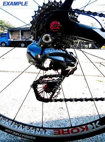 Shimano Dura Ace Ultegra OSPW Oversized Derailleur Pulley Wheel System - High Performance Road & Cyclocross Bike Upgrade for 6700/6800/7800/7900/7970/9000/9070 Series - Perfect for Racing, Training & Off-Road Cycling