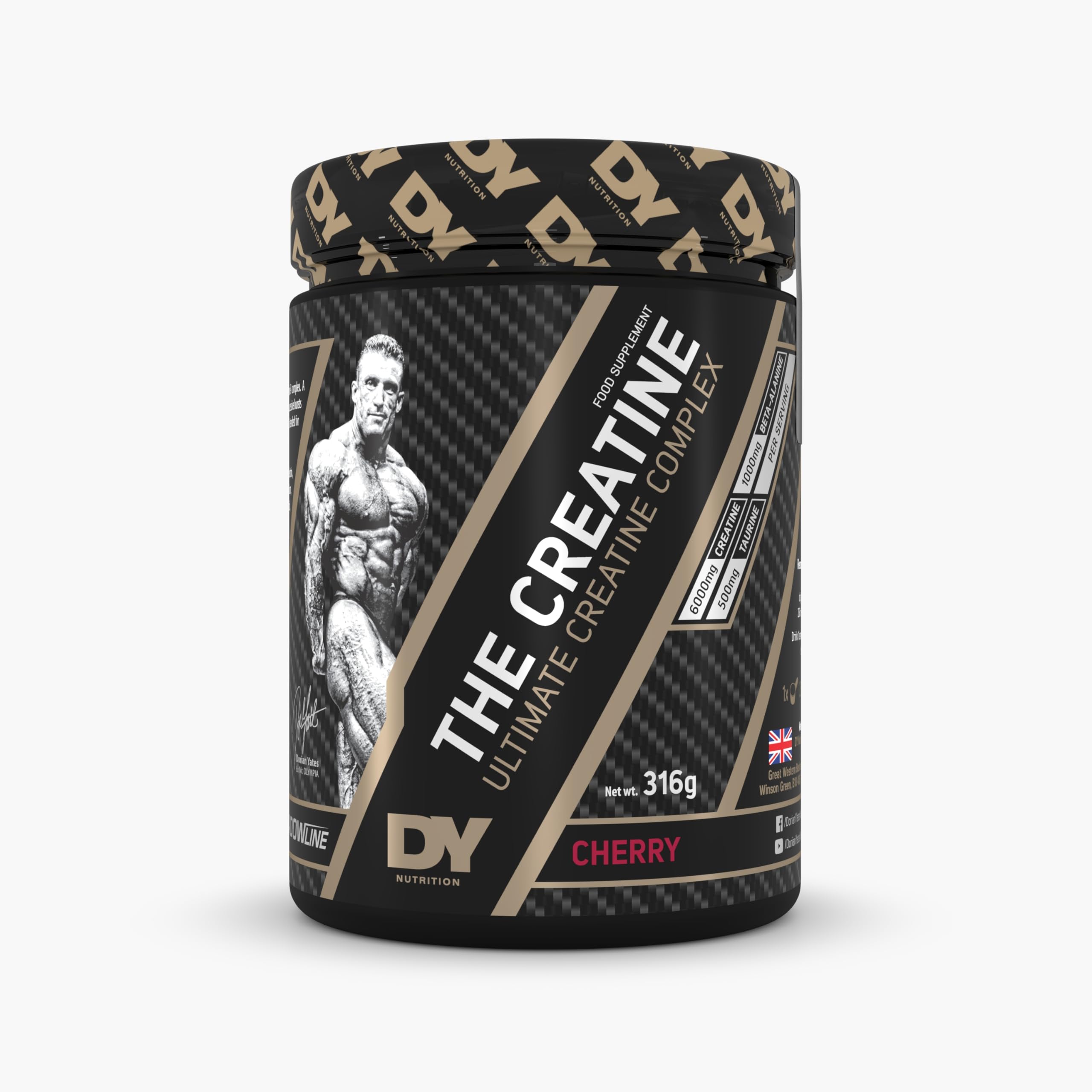 DY Nutrition Creatine Monohydrate Powder 400g - Pure Muscle Builder for Athletes & Bodybuilders - Pre & Post Workout Supplement for Strength & Performance