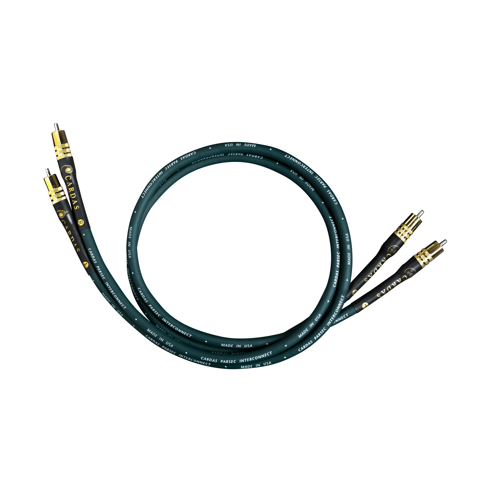 Cardas Audio Parsec High-End Interconnect Cable - Premium RCA Audio Cable for Home Theater & Hi-Fi Systems - Perfect for Audiophiles & Music Enthusiasts