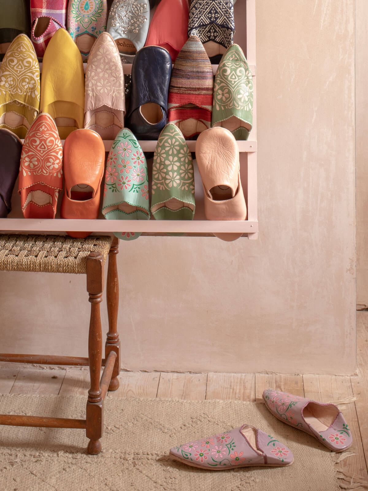 Authentic Moroccan Babouche Slippers - Soft Leather Clementine Orange House Shoes | Perfect for Home, Lounge & Cultural Fashion