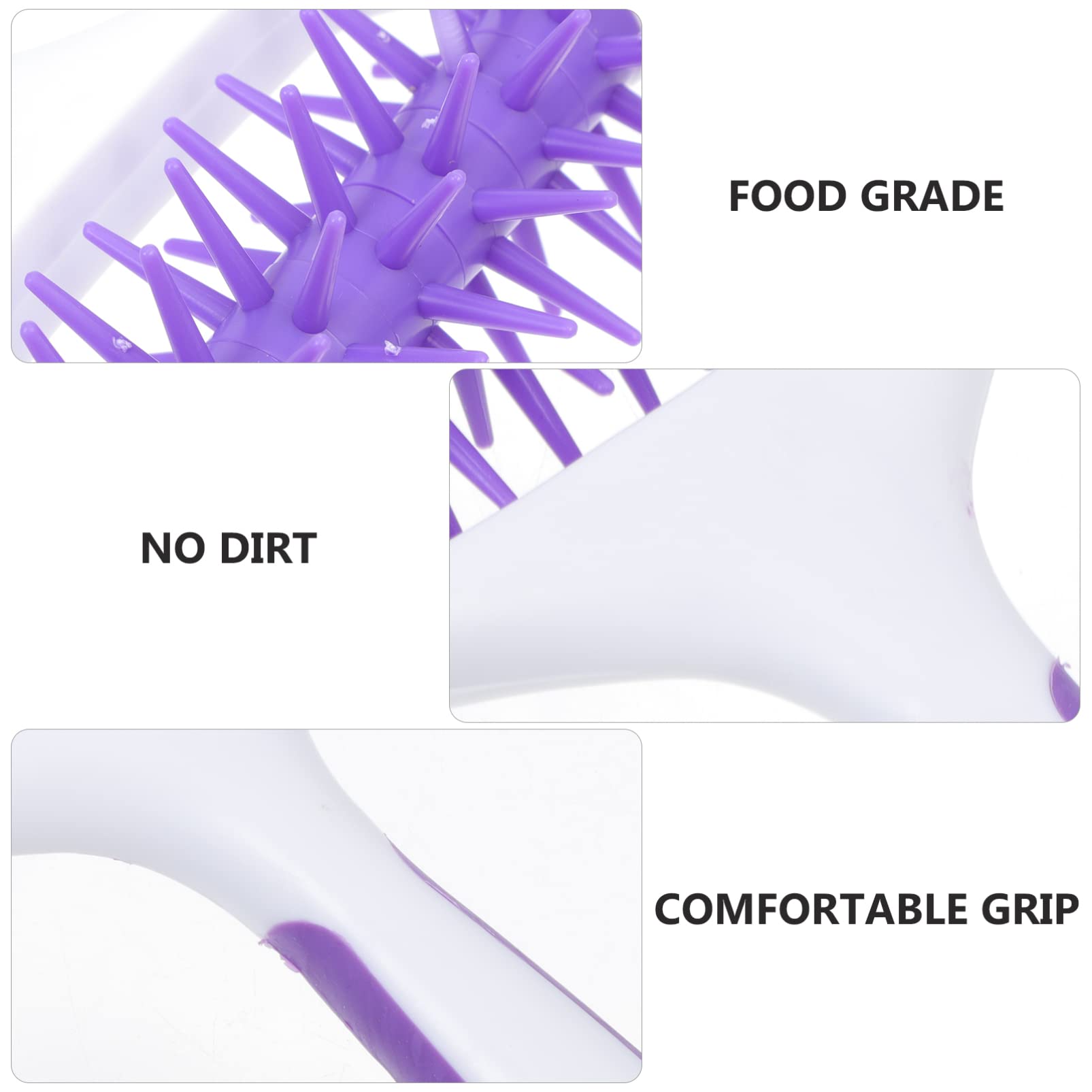 Hemoton 1pc Purple Plastic Pizza Dough Roller with Hole Punch - Pizza Wheel, Dough Sheeter, Pastry Roller for Bread, Cookies & Cakes - Essential Baking Utensil for Perfect Pizza Crust & Pastries - Ideal for Home Bakers & Professional Kitchens