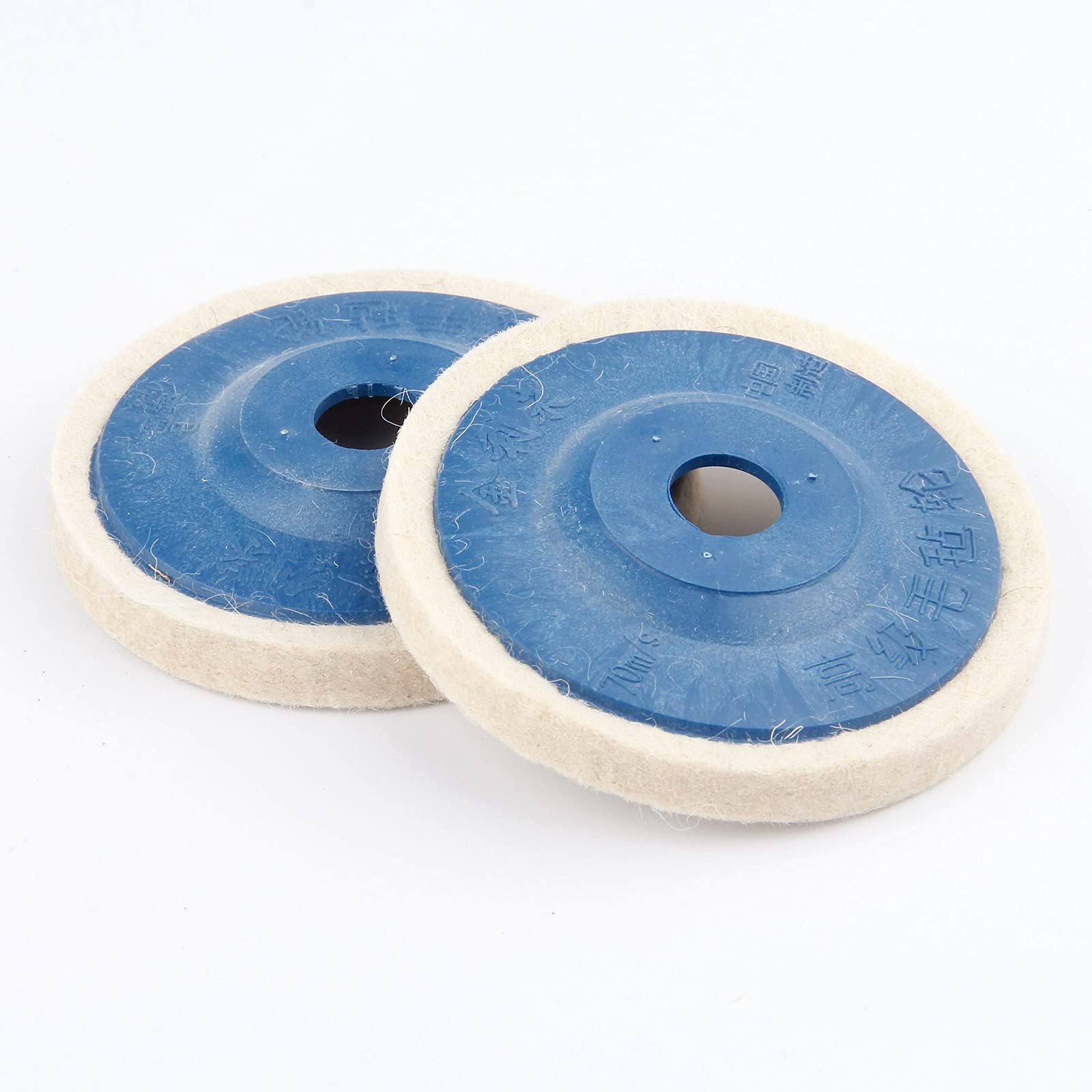 4 Inch 100mm Wool Polishing Wheel Buffing Pads - Angle Grinder Felt Polishing Disc for Metal, Marble, Glass & Ceramics - Perfect for DIY Projects, Jewelry Making & Automotive Detailing