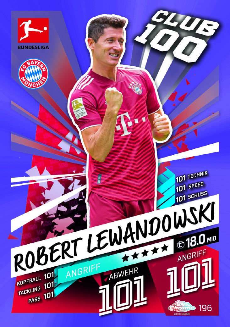 Topps Bundesliga Match Attax Chrome 2021/22 Soccer Trading Cards - Single Pack for Collectors & Fans | Perfect for Trading, Gifts & Display