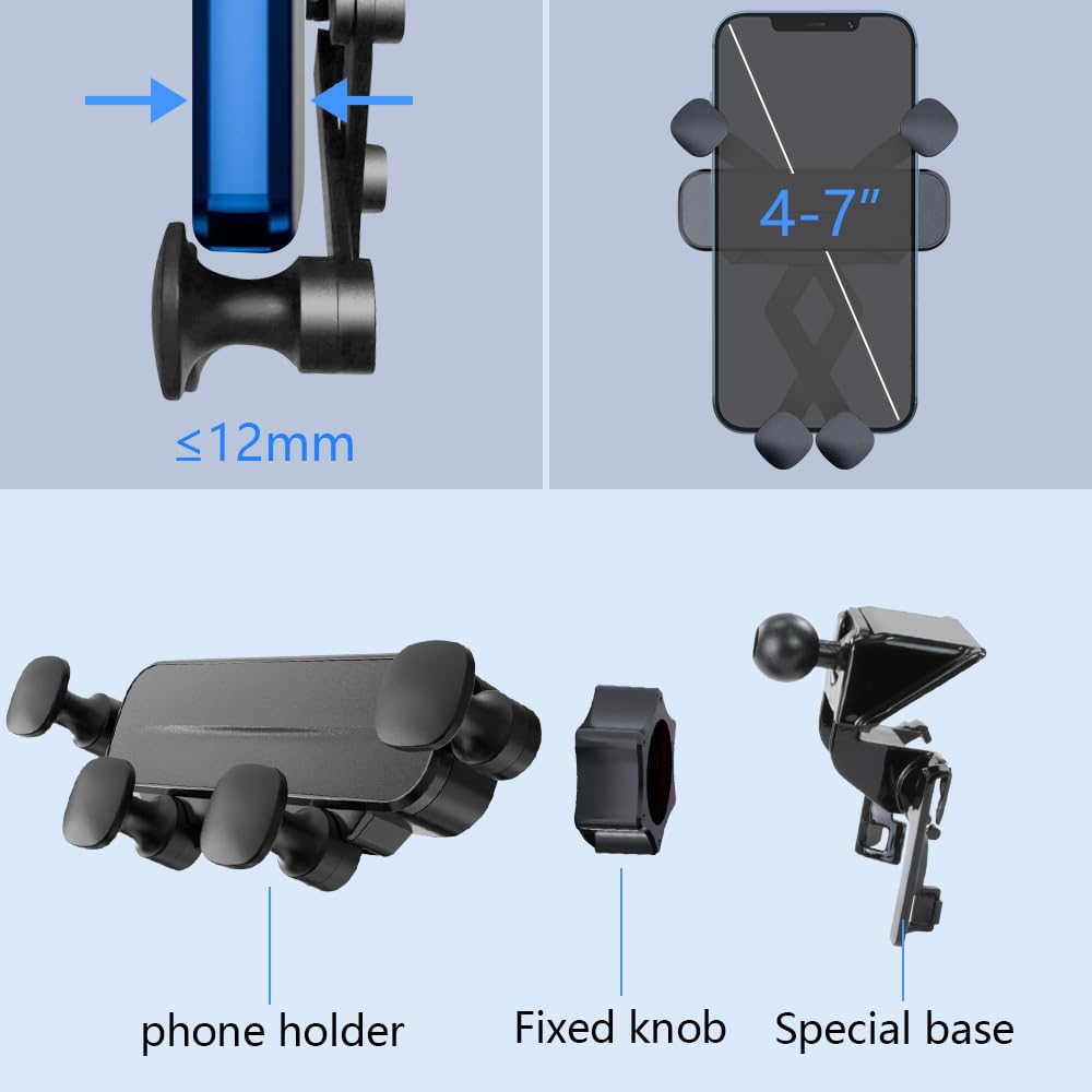 Volvo S90 Car Phone Holder Mount (2017-2025) - Universal Smartphone Bracket for Dashboard & Vent - Auto Accessories & Interior Decoration - Perfect for GPS Navigation & Hands-Free Driving