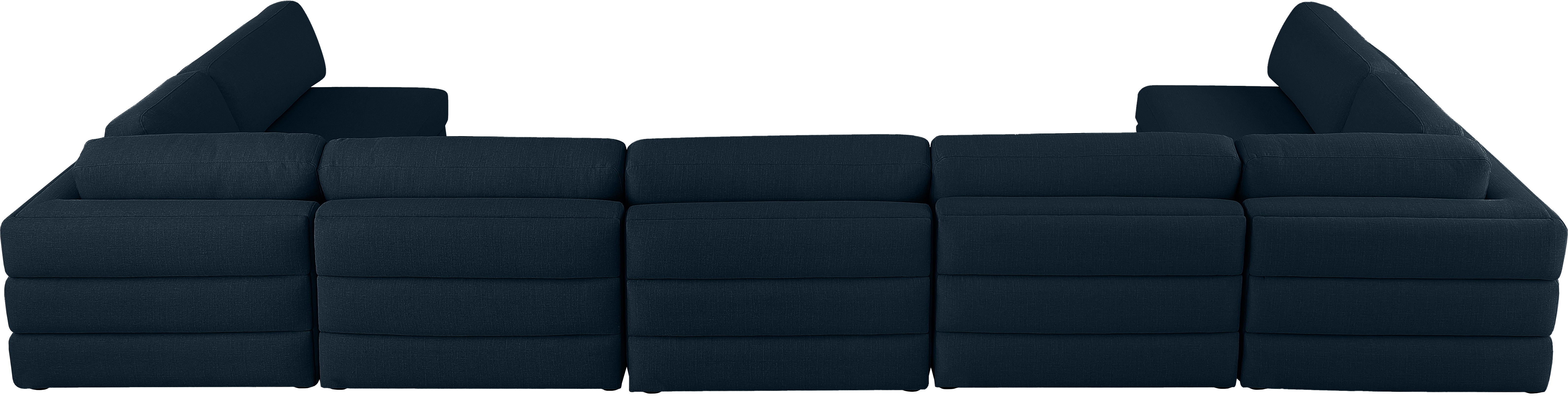 Beckham Durable Linen Textured Fabric Modular Sectional Sofa - Modern Living Room Furniture for Small Spaces & Apartments - Perfect for Family Gatherings, Movie Nights & Relaxation