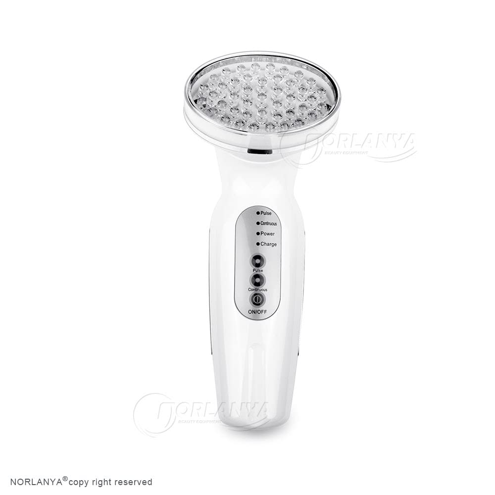 NORLANYA Red Light Therapy Device for Face - Anti-Aging LED Light Therapy for Wrinkles Reduction & Collagen Boosting - Skin Tightening & Rejuvenation Treatment for Home Use (Perfect for Daily Skincare Routine & Spa-like Experience)