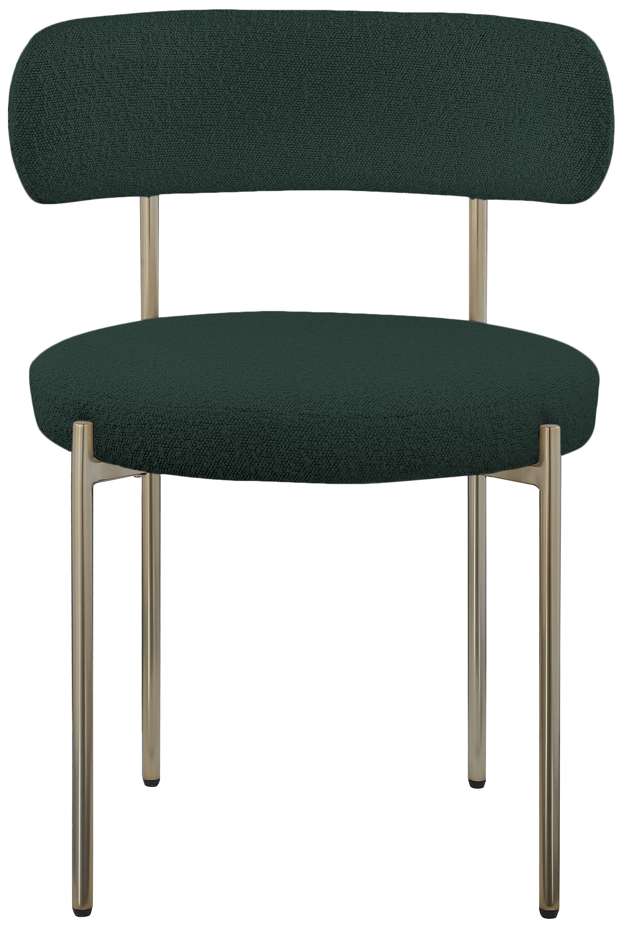 Luxury Boucle Fabric Dining Chair - Modern Upholstered Accent Chair for Kitchen, Dining Room & Office - Soft & Comfortable Mid Century Design - Perfect for Home Decor & Entertaining