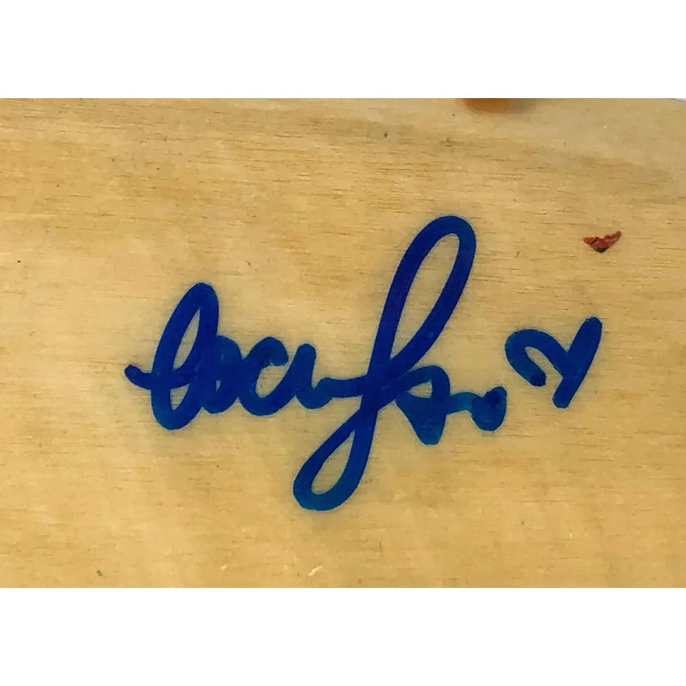 Coco Ho Hand Signed Wooden Mini Surf Board with Stand - Authentic Pro Surfer Autograph with JSA COA | Perfect for Surfing Fans, Collectors, and Home Decor