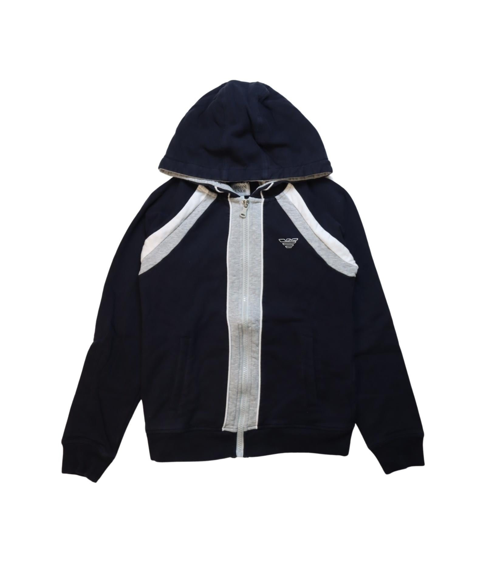 Armani Lightweight Jacket for Men - Waterproof Windbreaker with Hood - Perfect for Hiking, Travel & Outdoor Activities (Size 12Y)