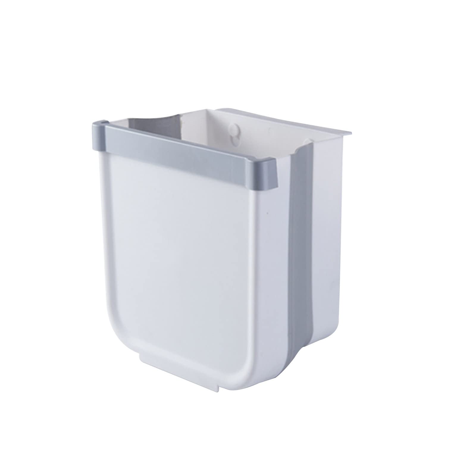 Hvyesh Foldable Hanging Trash Can - Space Saving Kitchen Garbage Bin for Cabinet, Car, Bedroom & Bathroom - Perfect for Small Spaces, RVs and Office Use