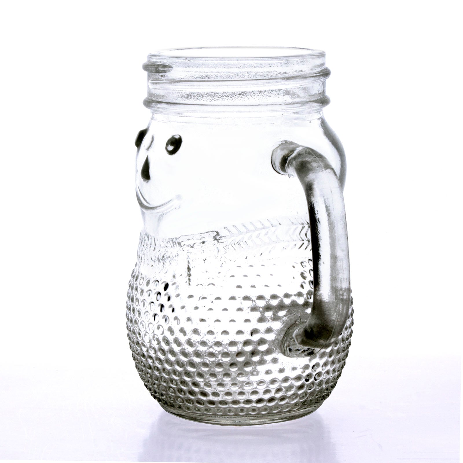 BarConic® 4oz Snowman Mason Jar - Holiday Drinkware for Christmas Cocktails, Hot Cocoa & Festive Beverages