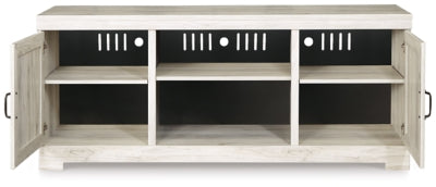 Bellaby 63 Inch TV Stand for Flat Screen TVs - Modern Entertainment Center with Storage Shelves for Living Room, Bedroom & Home Theater Setup