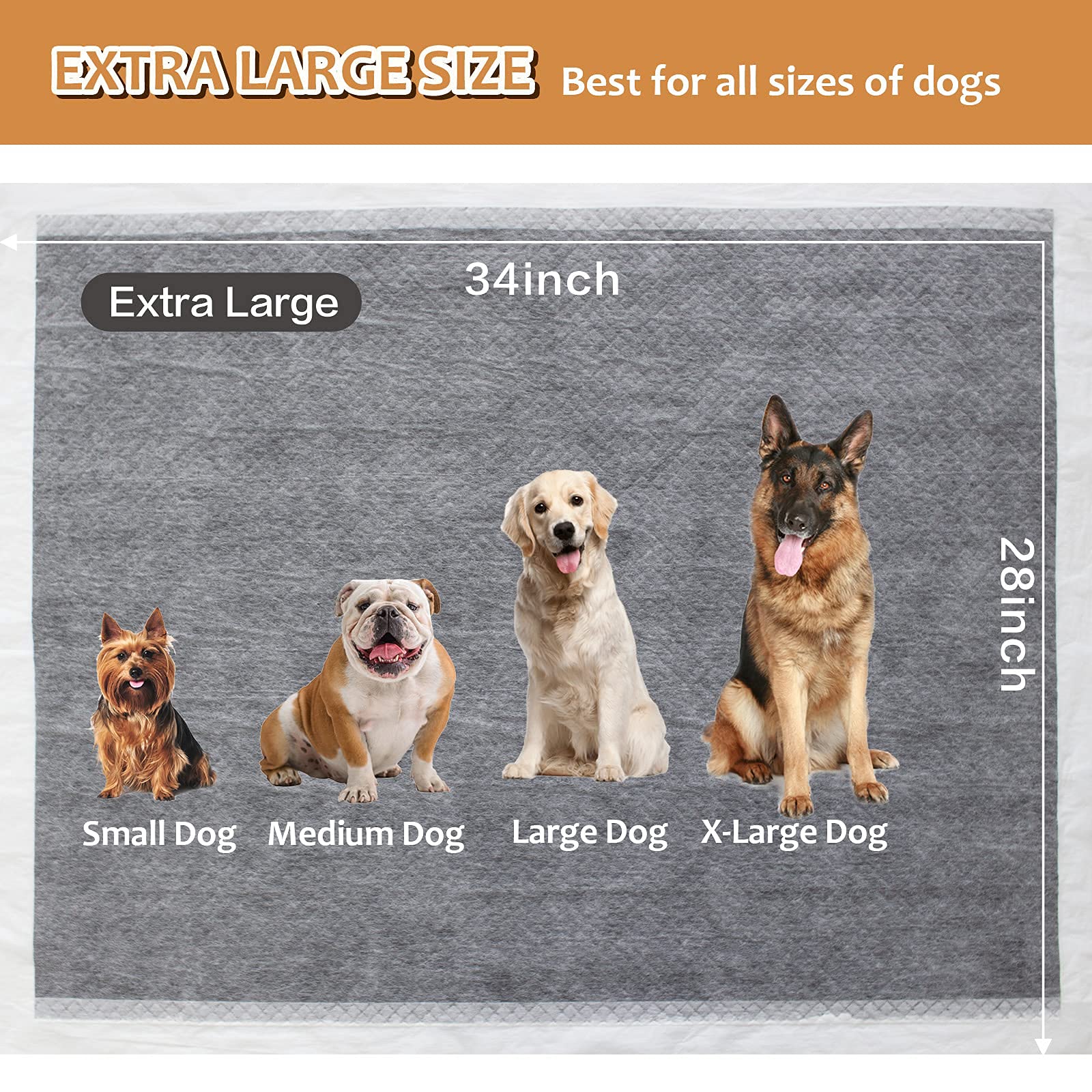 Extra Large Dog Pee Pads 28