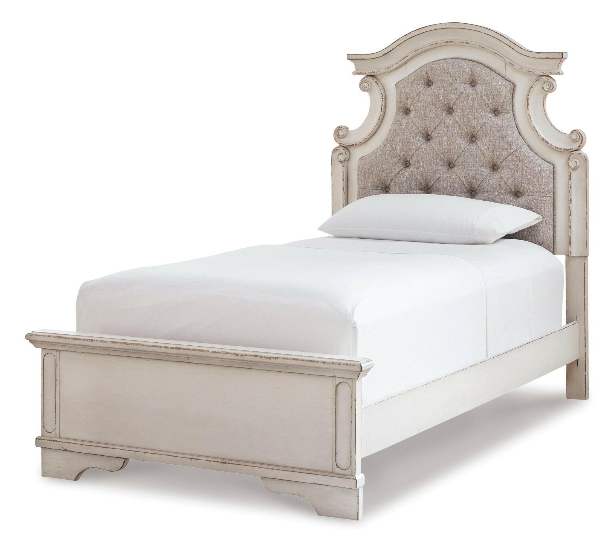 Realyn Twin Size Bed Frame B743 - 52/53/83 Inches, Sturdy Metal Platform Bed with Noise-Free Design - Perfect for Kids Rooms, Guest Rooms & Small Spaces