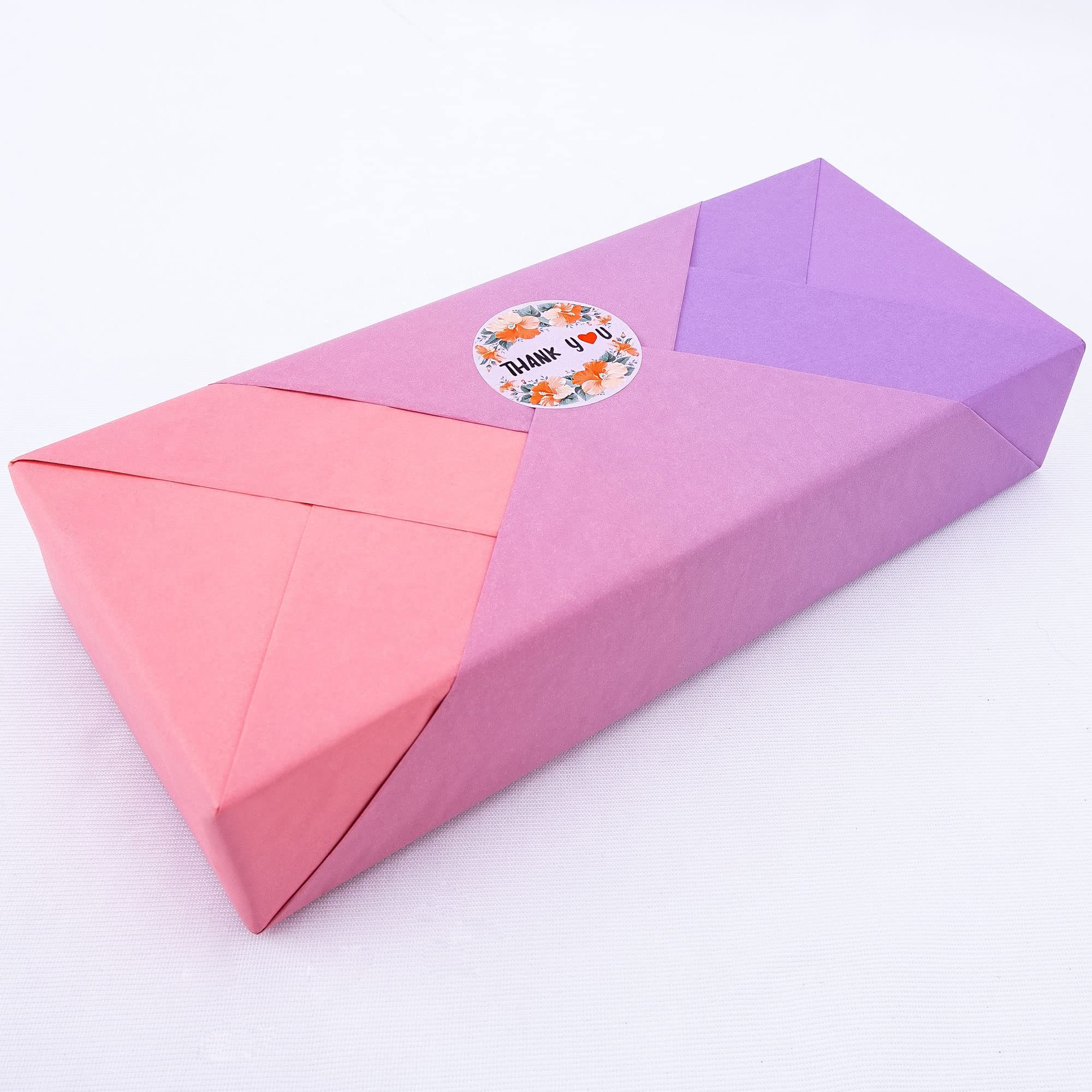 MR FIVE 30 Sheets Pastel Pink Purple Gradient Tissue Paper Bulk, 20