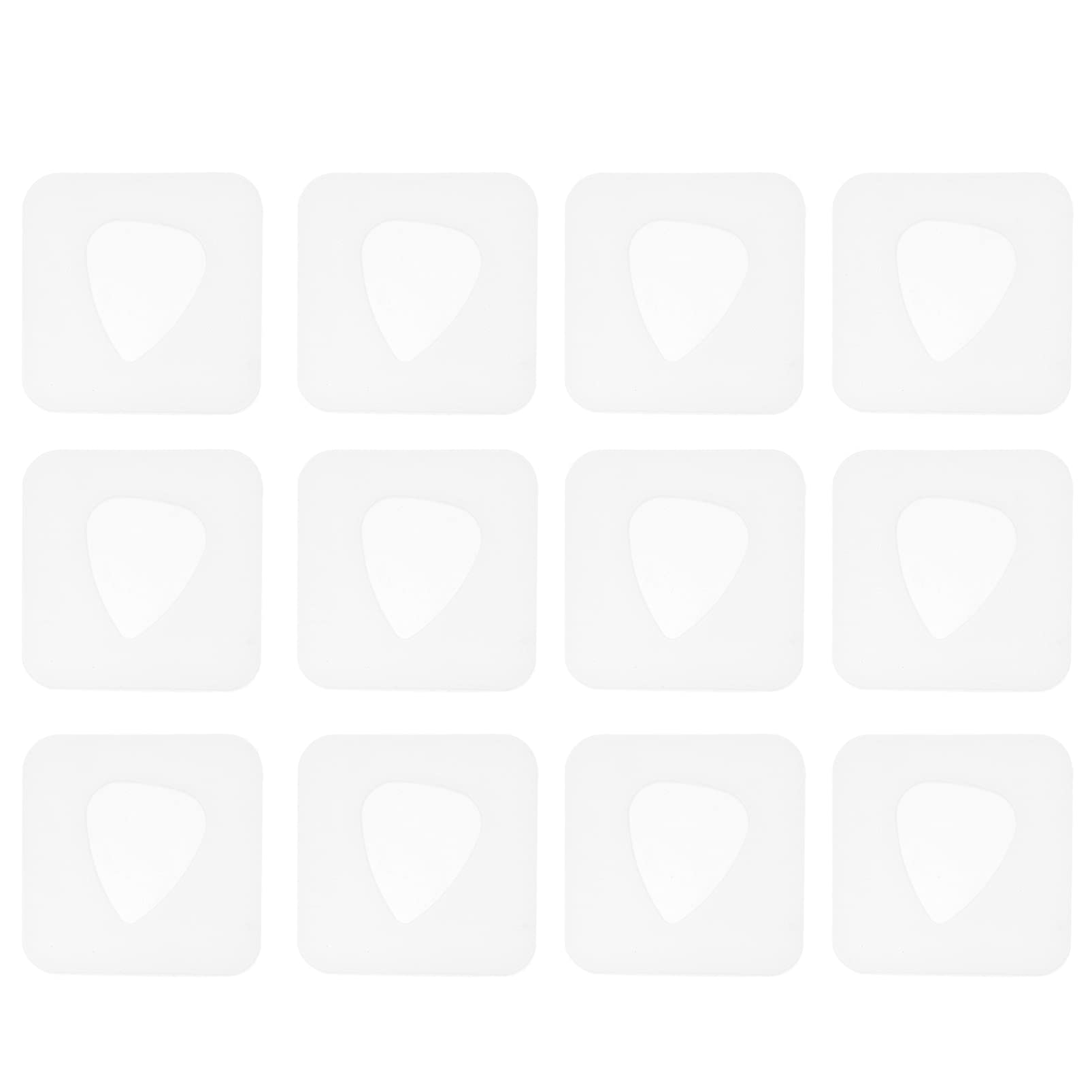 EXCEART 14pcs Full Mirror Guitar Pick Molds - DIY Triangle Drop Glue Molds for Jewelry, Crafts & Resin Art - Perfect for Guitar Picks, Keychains & DIY Projects
