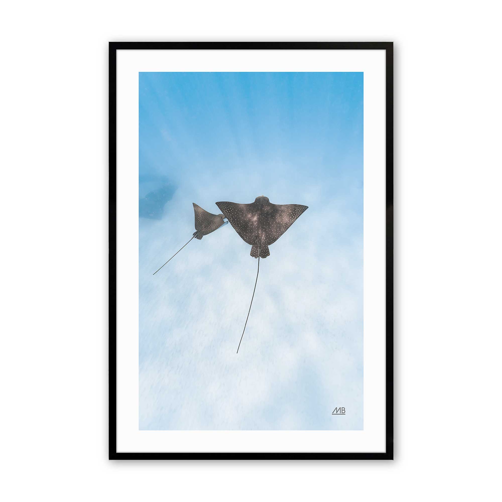Blue Print Dancing Rays - Elegant Home Decor for Living Room, Bedroom & Office | Perfect for Wall Art, Gifts & Modern Interior Design