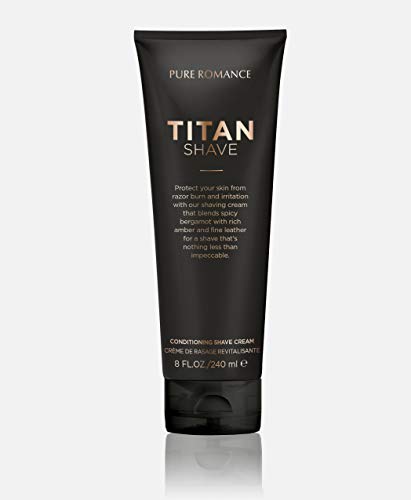 Pure Romance Shave Titan - Premium Women's Shaving Cream for Smooth & Soft Skin - Perfect for Sensitive Skin & Bikini Area - Ideal for At-Home Spa & Self-Care Routine