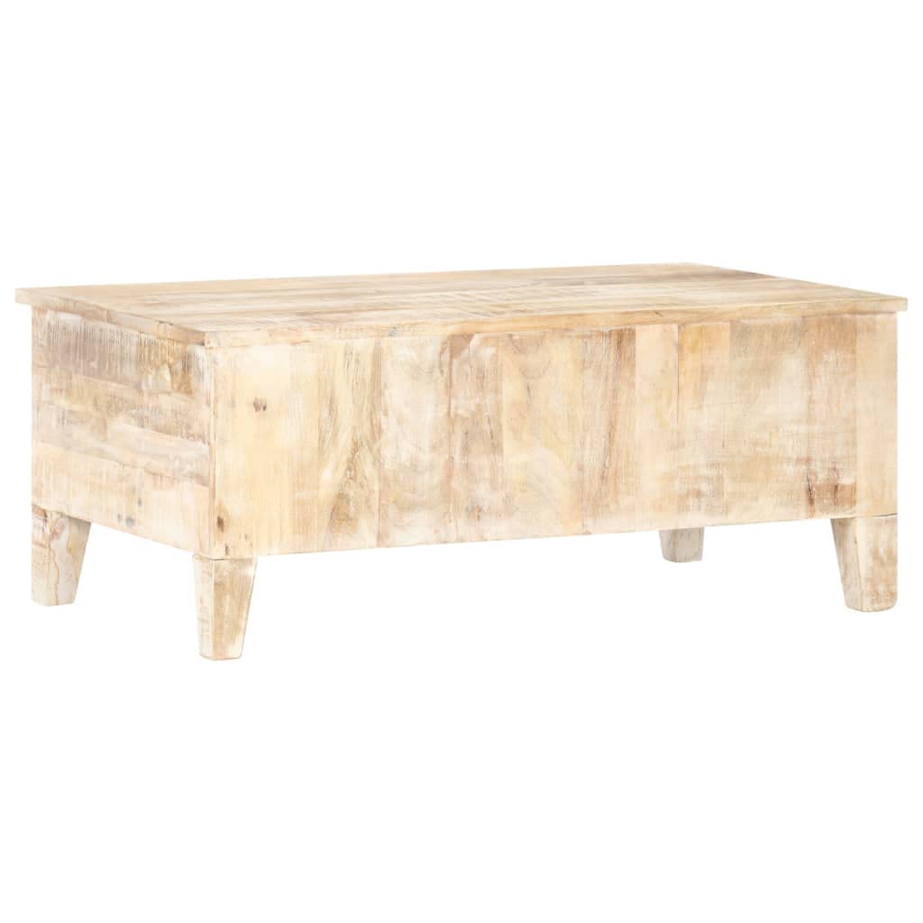 Square Coffee Table with Storage - 39.4