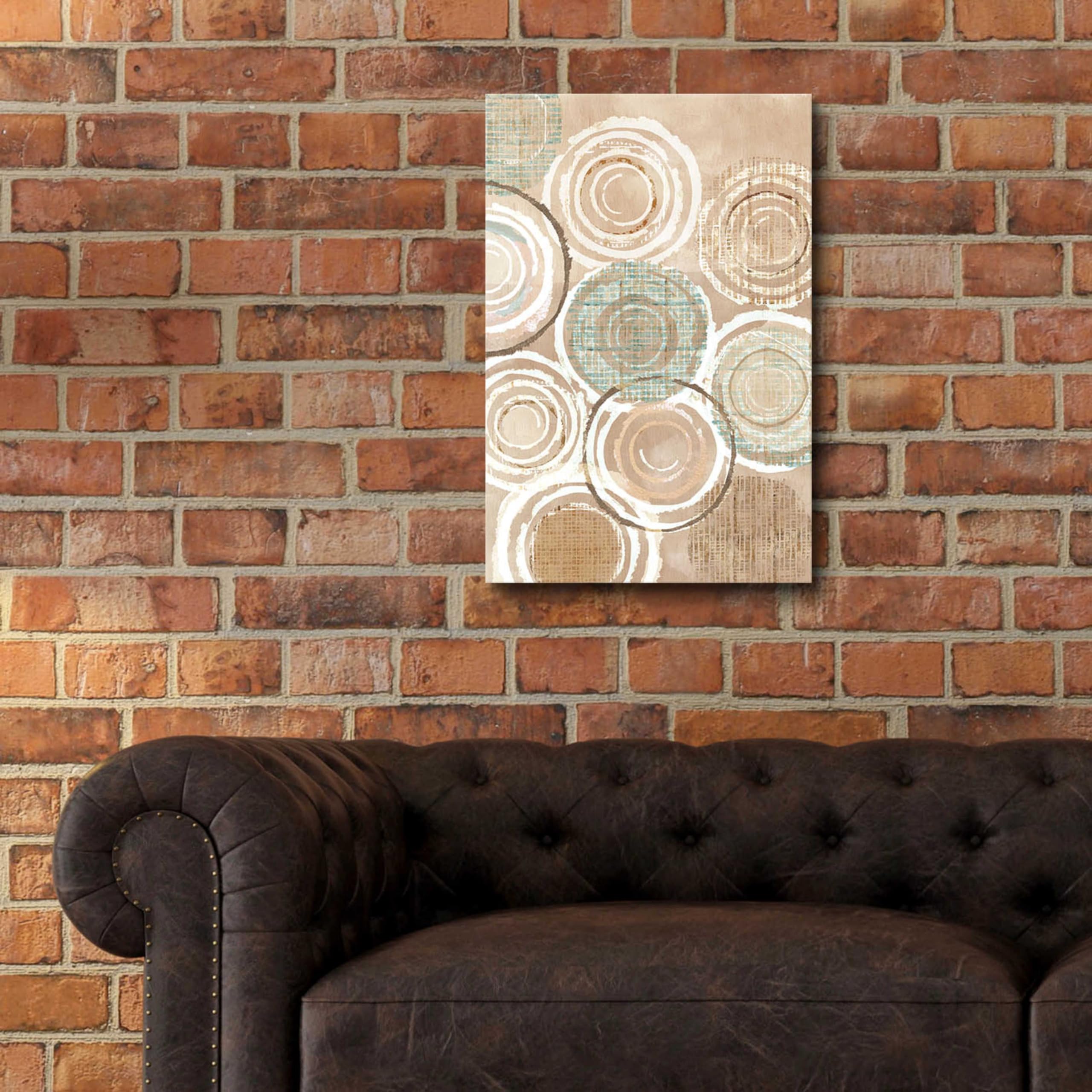 Flora Kouta Woven Baskets III Acrylic Glass Wall Art - 16x24 Inches Modern Home Decor for Living Room, Bedroom & Office