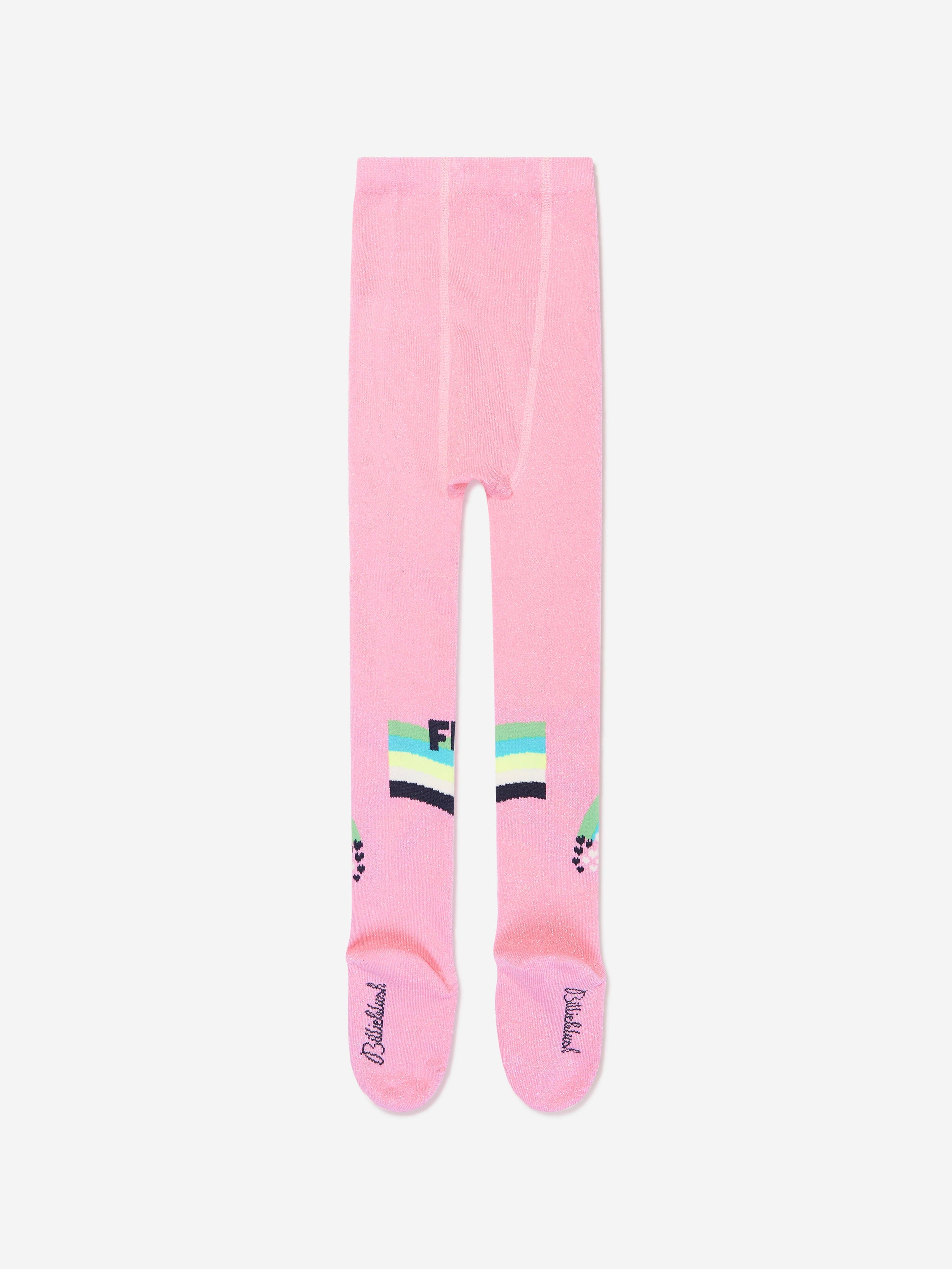 Billieblush Girls Best Friend Tights - Soft Pink Tights for Toddlers & Kids | Perfect for School, Dance, Playdates & Everyday Wear