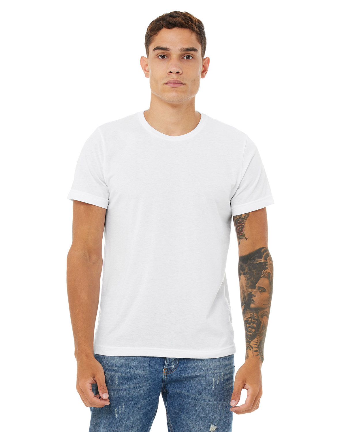 Bella + Canvas 3650 Unisex Short Sleeve T-Shirt - Soft Poly-Cotton Blend Tee for Men & Women - Perfect for Casual Wear, Screen Printing, and Everyday Comfort