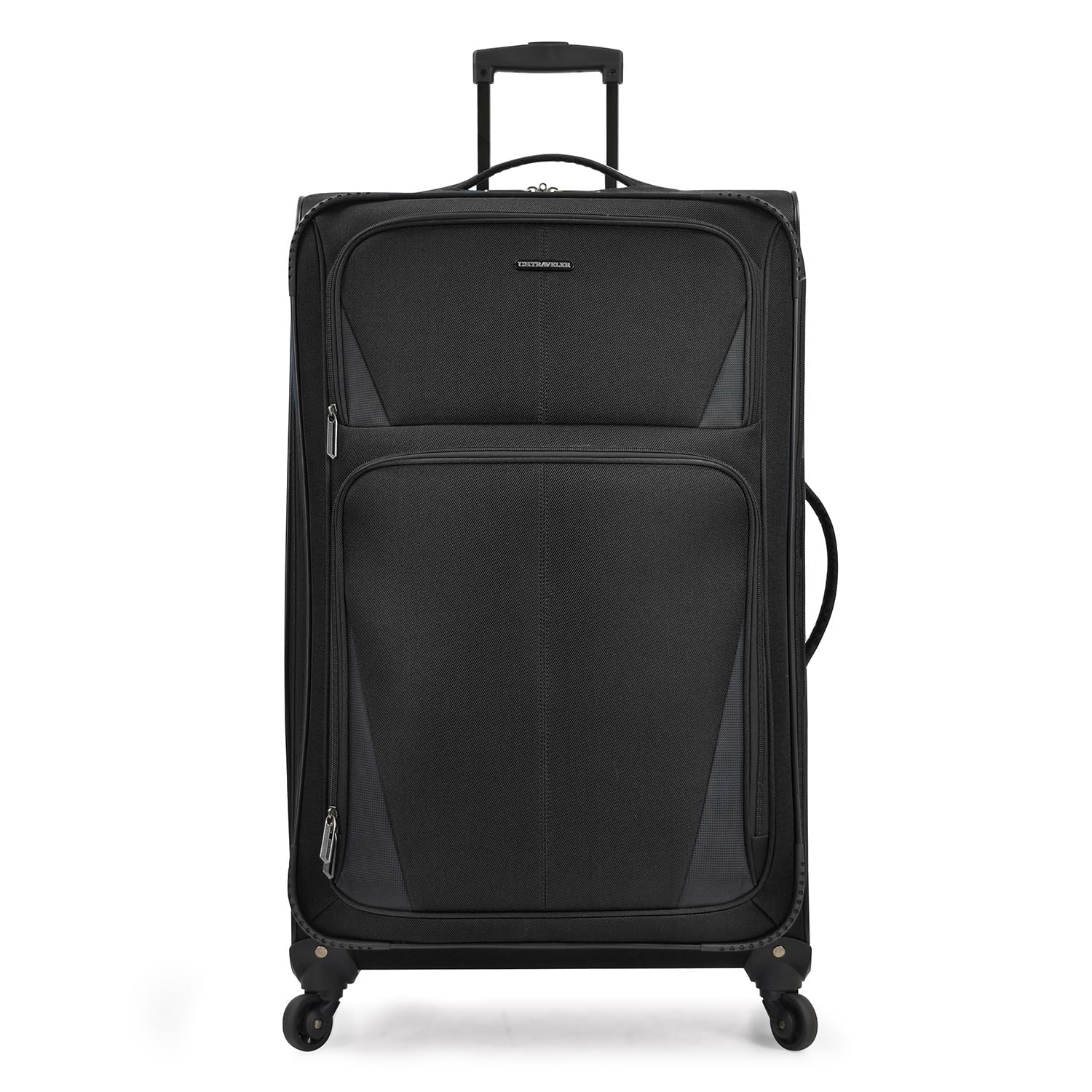 Expandable Softside Spinner Luggage 30-Inch - Lightweight Durable Suitcase for Travel with 360° Wheels | Perfect for International Flights, Business Trips & Vacation Packing (Black)