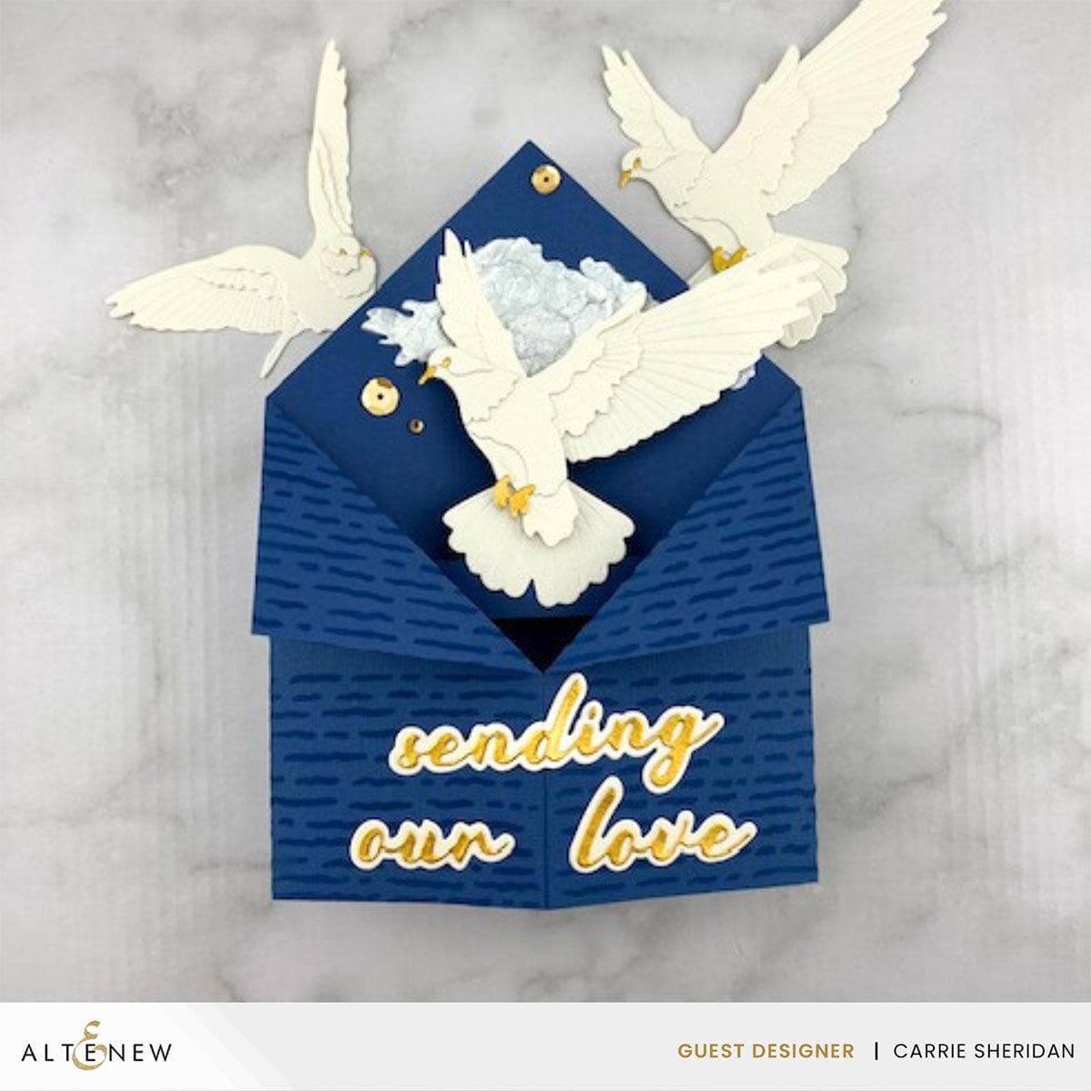Doves in Flight Layering Die Set for Card Making - Scrapbooking & Paper Crafting Supplies - Perfect for DIY Greeting Cards and Home Decor