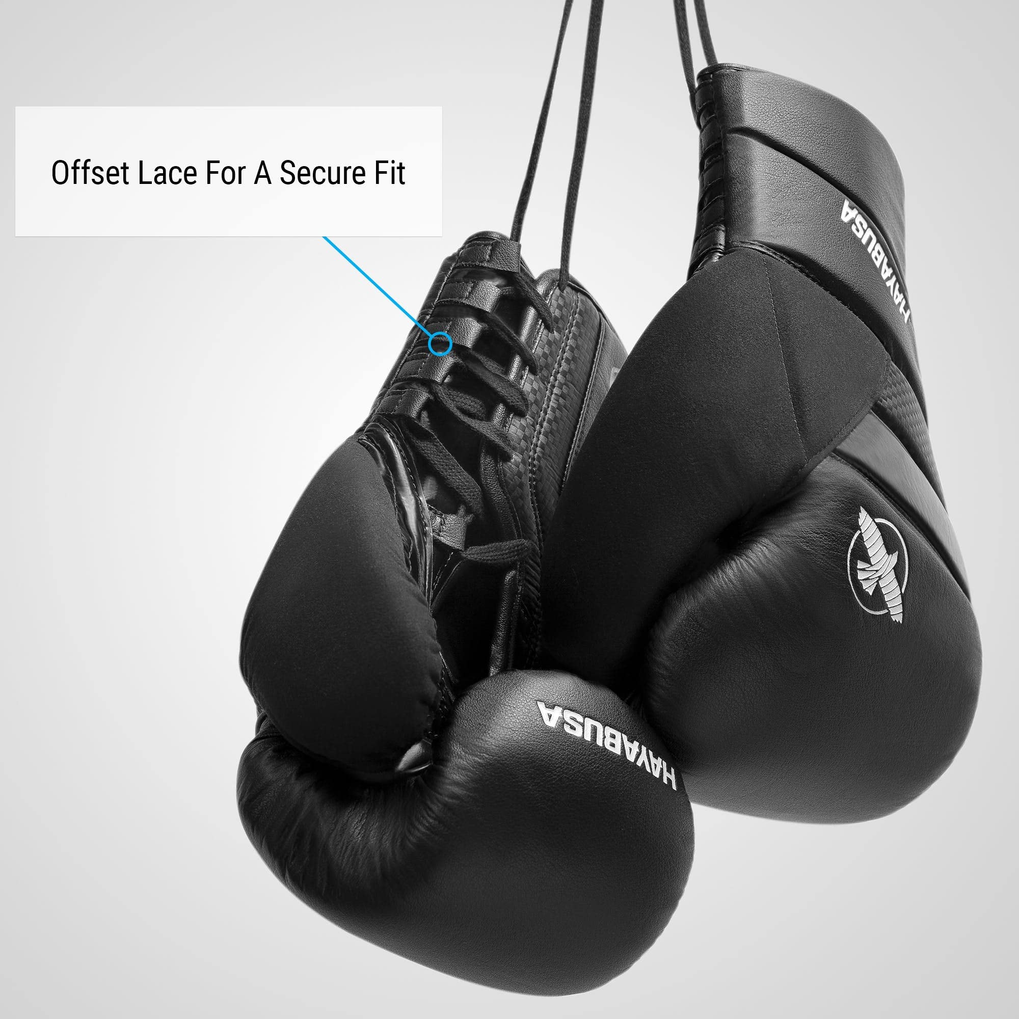 Hayabusa T3 Lace-Up Boxing Gloves for Men & Women - Premium Training Gloves for Boxing, MMA, Kickboxing & Fitness Workouts