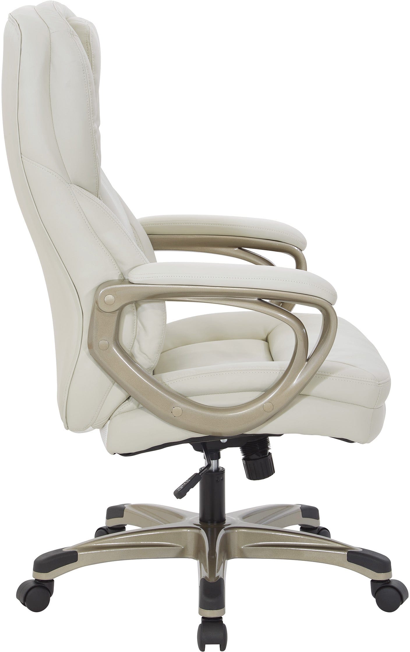 Office Star Executive Bonded Leather Office Chair [ECH6770] - Ergonomic Desk Chair for Home & Office, Adjustable Height & Swivel, Comfortable Work Chair for Long Hours