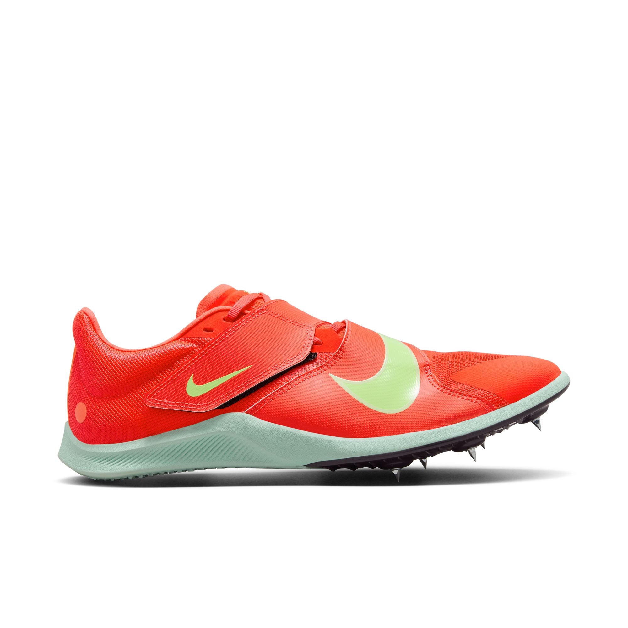 Unisex Nike Zoom Rival Jump Track & Field Shoes - Size 600, Bright Crimson/Washed Coral Lime Blast - Perfect for Sprinting, Long Jump & High Jump Training