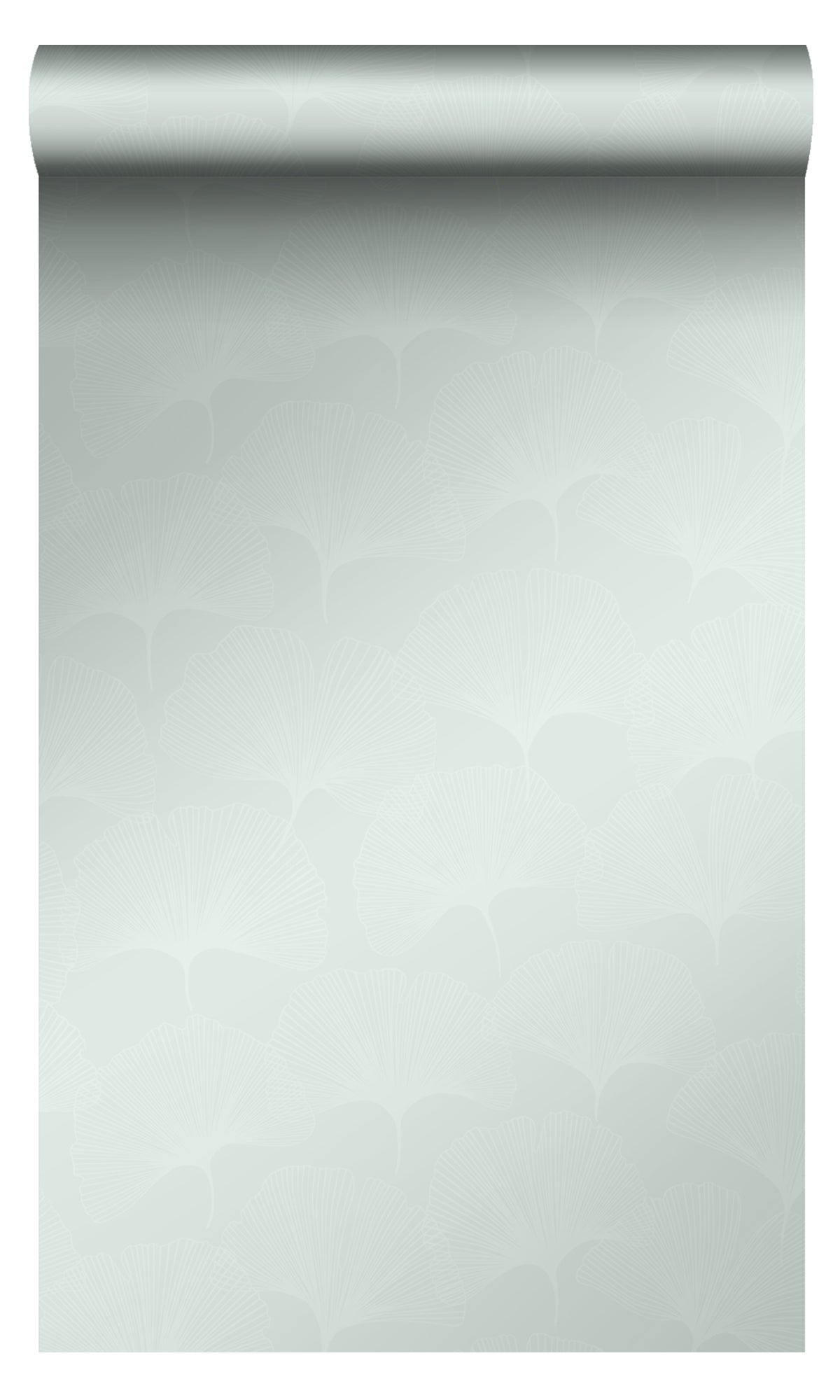 Celadon Green Ginkgo Leaves Peel and Stick Wallpaper - Self-Adhesive Removable Wallpaper for Bedroom, Living Room, Bathroom Decor | Botanical Nature Inspired Wall Mural