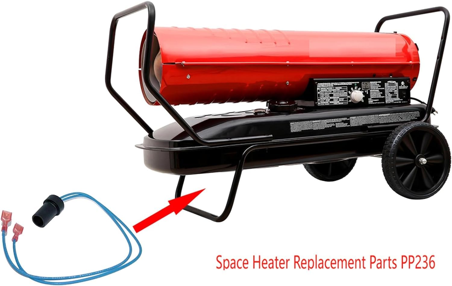 Reddy Remington Master Knipco Heaters M16656-24 PP236 Photocell Replacement Part - Space Heater Accessory for Home & Garage Heating