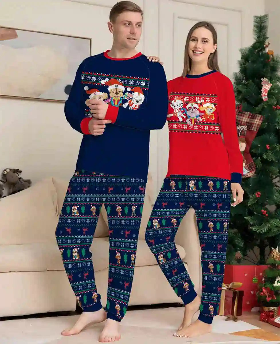 Christmas Matching Family Pajamas Set - Cozy Holiday PJS for Family Photos & Festive Gatherings #24007