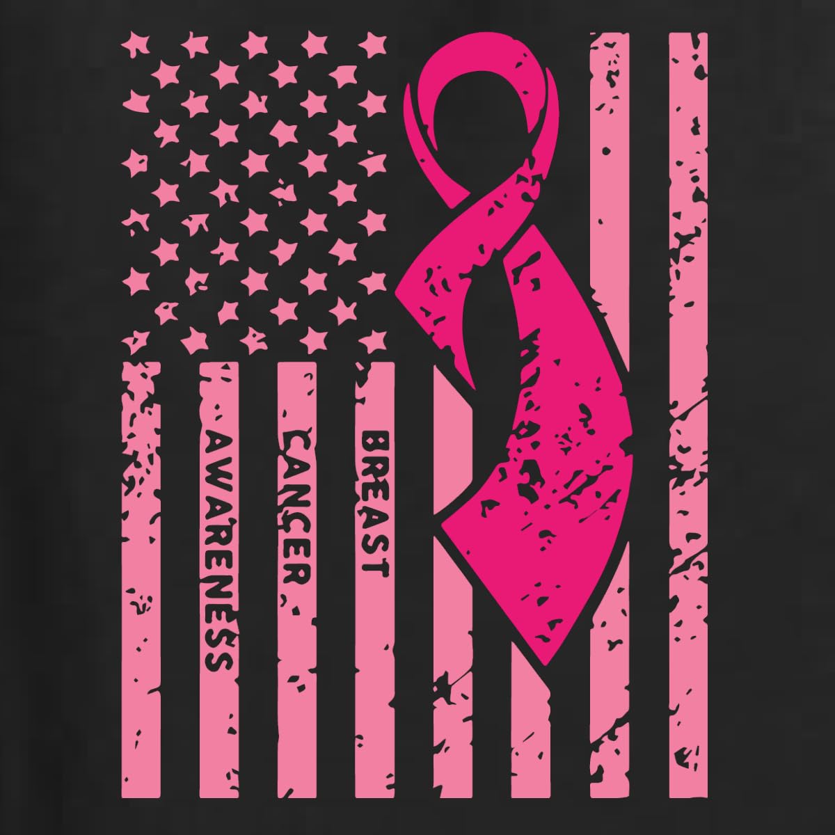 Wild Bobby Pink Ribbon Sunflower Zip Up Hoodie - Breast Cancer Awareness Faith Sweatshirt for Women | Comfortable Front & Back Design for Fundraising Events & Daily Wear