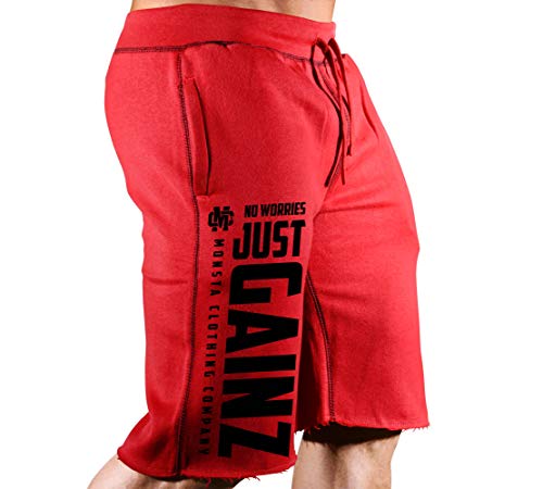 Red Sweatshorts