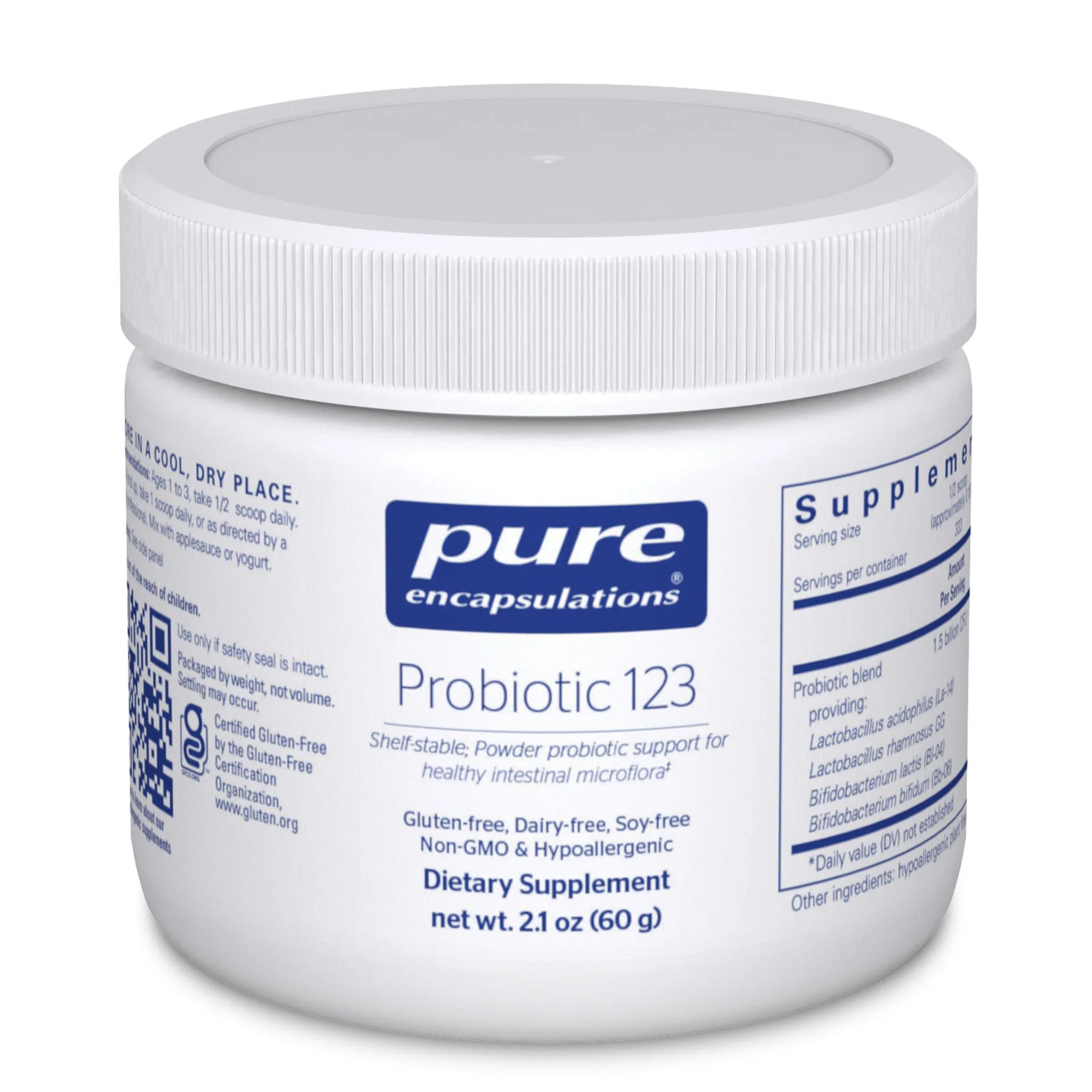 Probio 123 Dairy-Free Probiotic Supplement - 2 Pack (1 Oz Each) for Digestive Health & Immune Support - Perfect for Travel & Daily Wellness