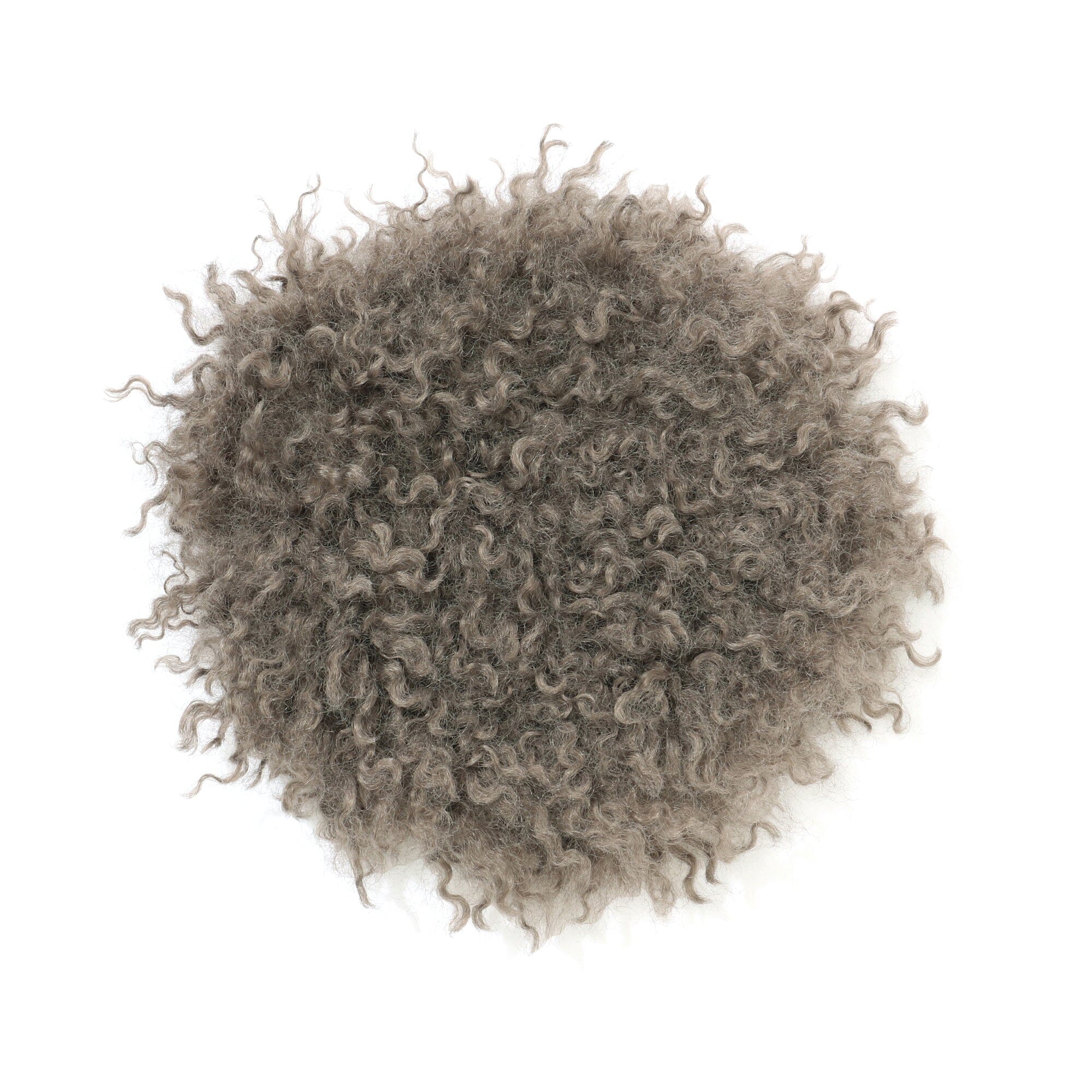 Premium Brown Fur Coasters Set of 4 - Soft Absorbent Drink Coasters for Coffee, Wine & Cocktails - Elegant Home Bar & Dining Table Decor