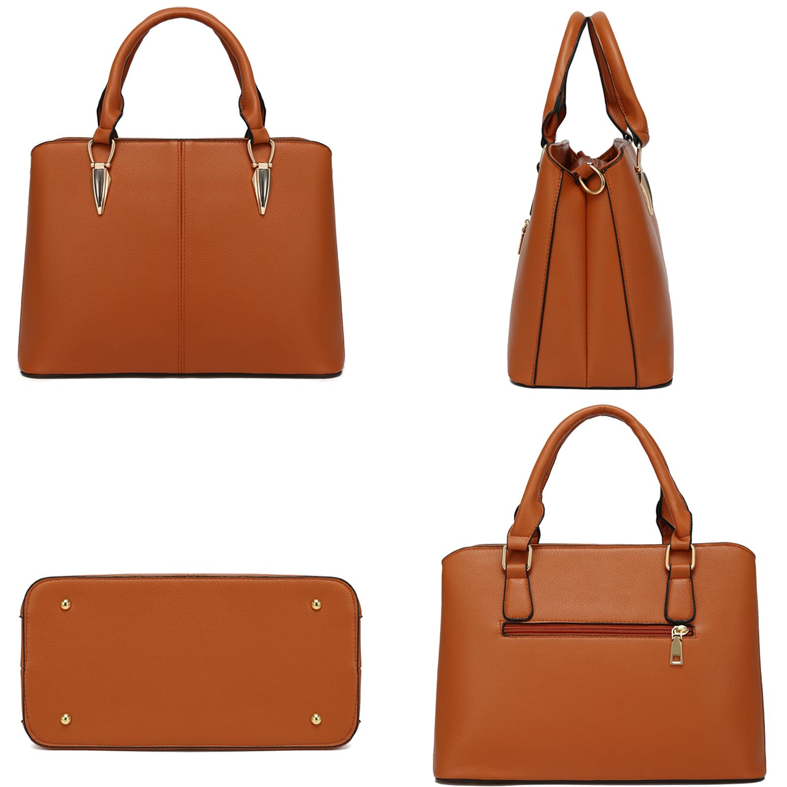 JHVYF Women's Classic Top Handle Handbag - Crossbody Casual Purse & Satchel Tote Bag for Work, Travel & Everyday Use