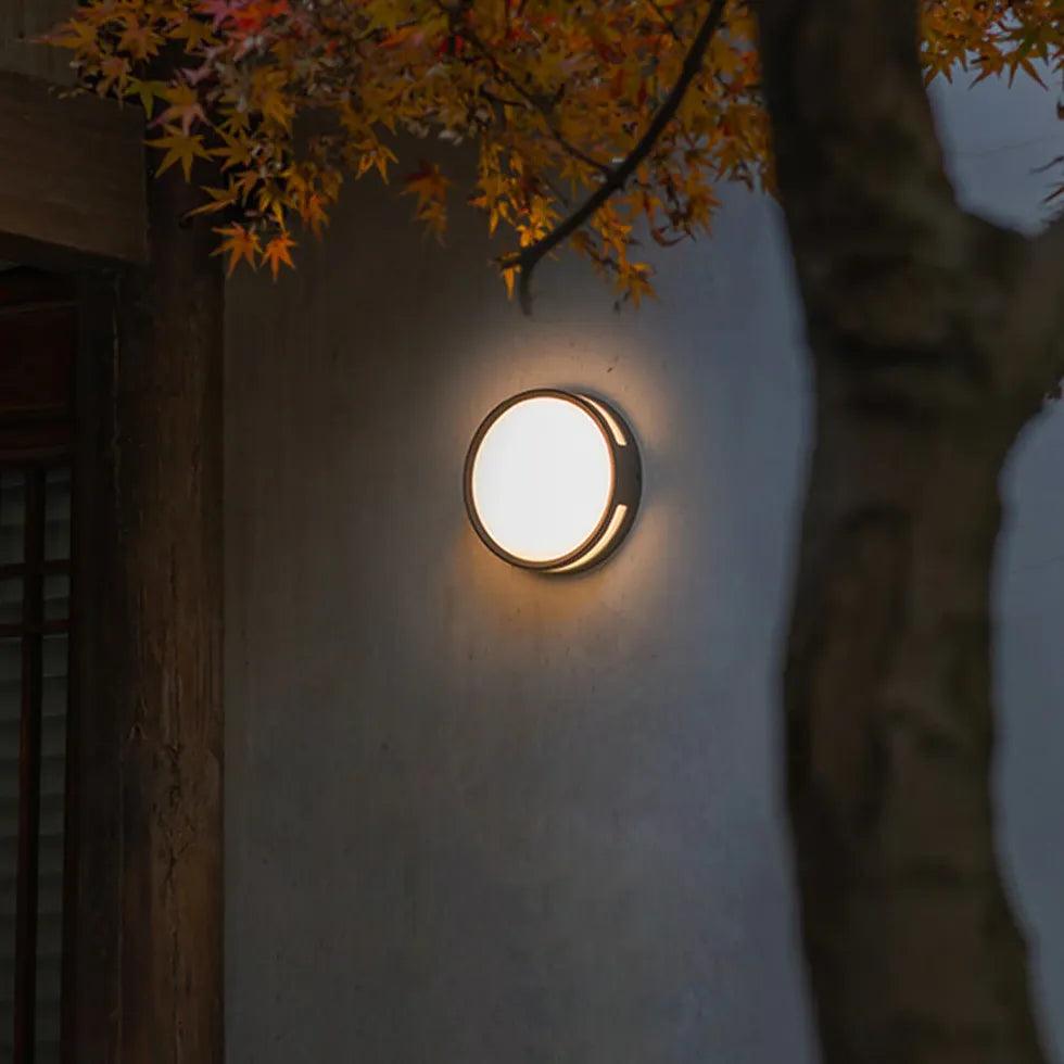 Round LED Waterproof Outdoor Wall Lights - IP65 Rated, Durable & Energy Efficient - Perfect for Patio, Garden, Porch, and Garage Lighting
