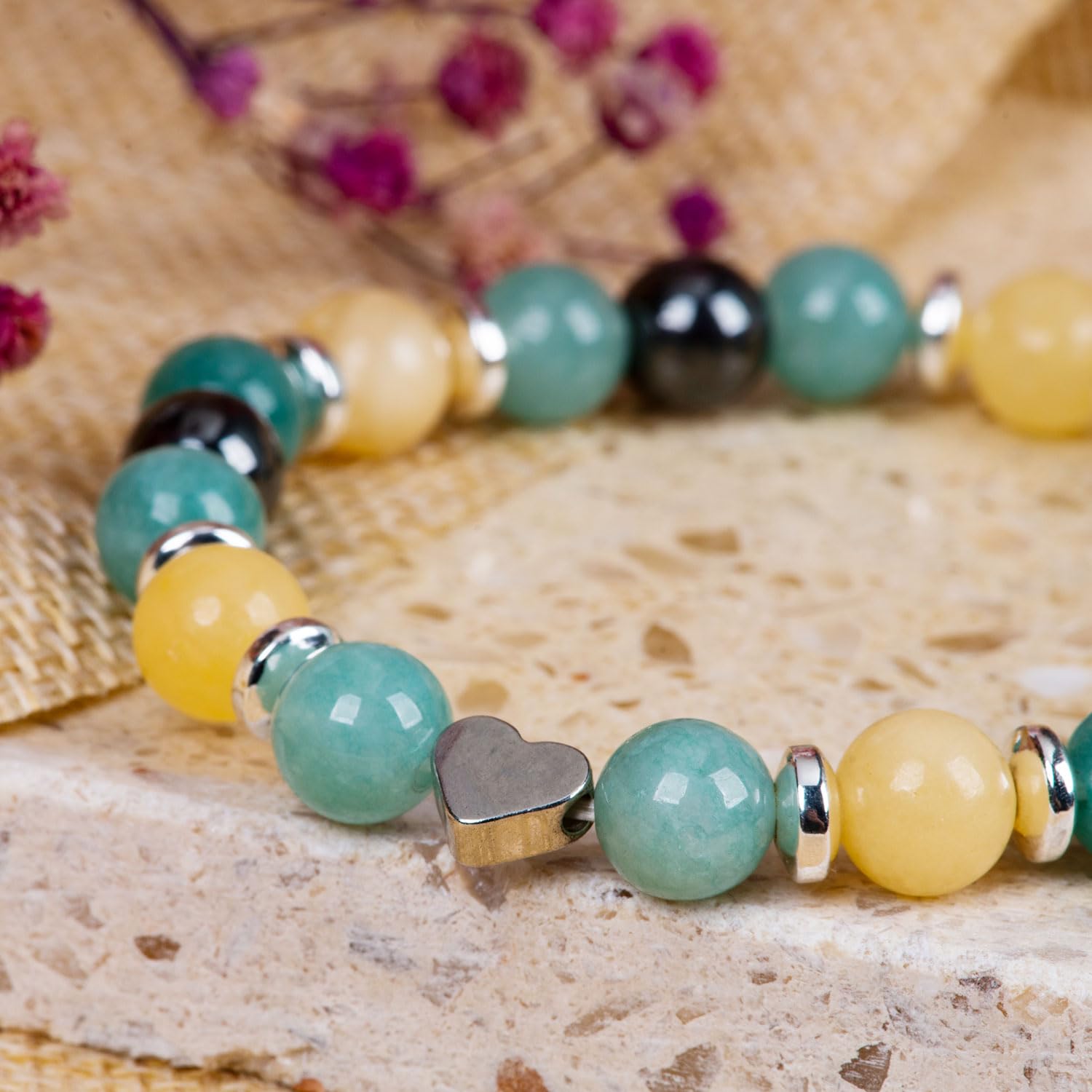 Natural Stone Birthday Bracelet for Women & Girls - Elegant Handmade Jewelry Gift for Ages 13-80 - Perfect for Birthdays, Anniversaries & Special Occasions