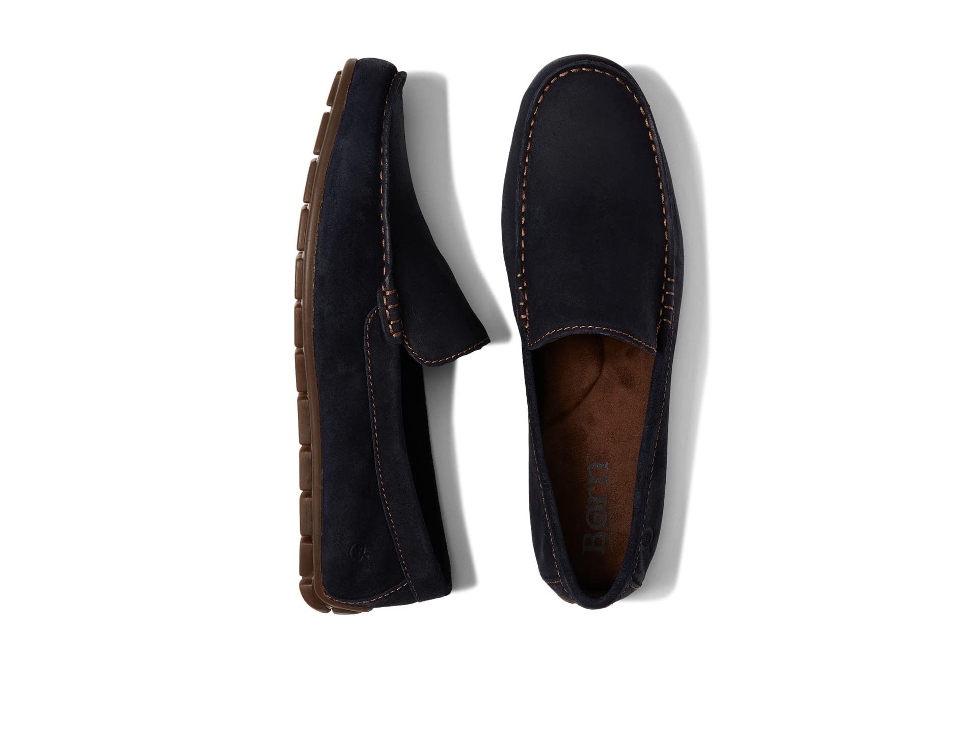BORN Men's Allan Loafer - Classic Comfortable Slip-On Dress Shoes for Business, Office & Casual Wear | Premium Leather Loafers for Men