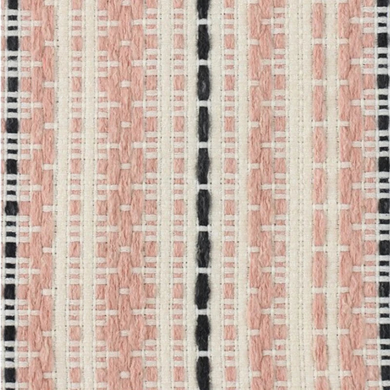 Bohemian Diamond Gingham Jacquard Semi-Sheer Custom Curtains for Living Room, Bedroom & Nursery - Light Filtering Window Drapes with Elegant Floral Design