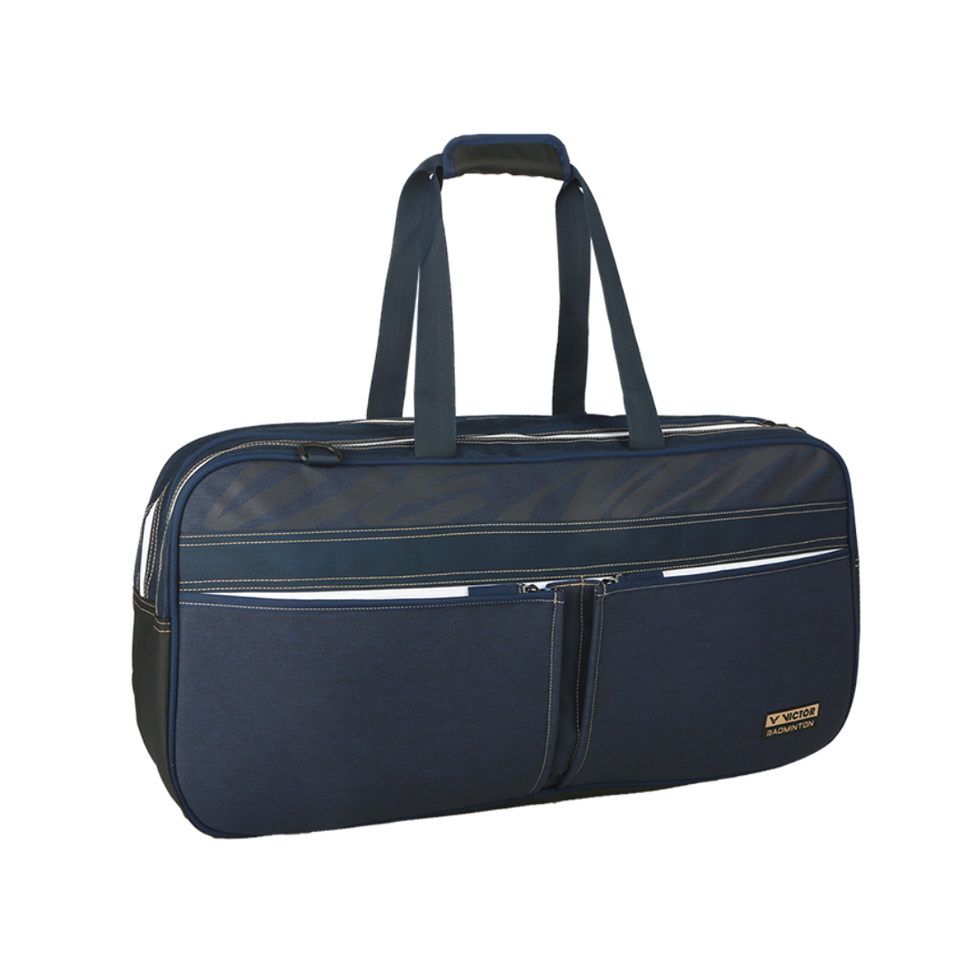 Victor BR5619 Rectangular Badminton Racket Bag [Deep Sea Blue/Anthracite] - Durable Tennis & Badminton Equipment Storage for Sports & Travel