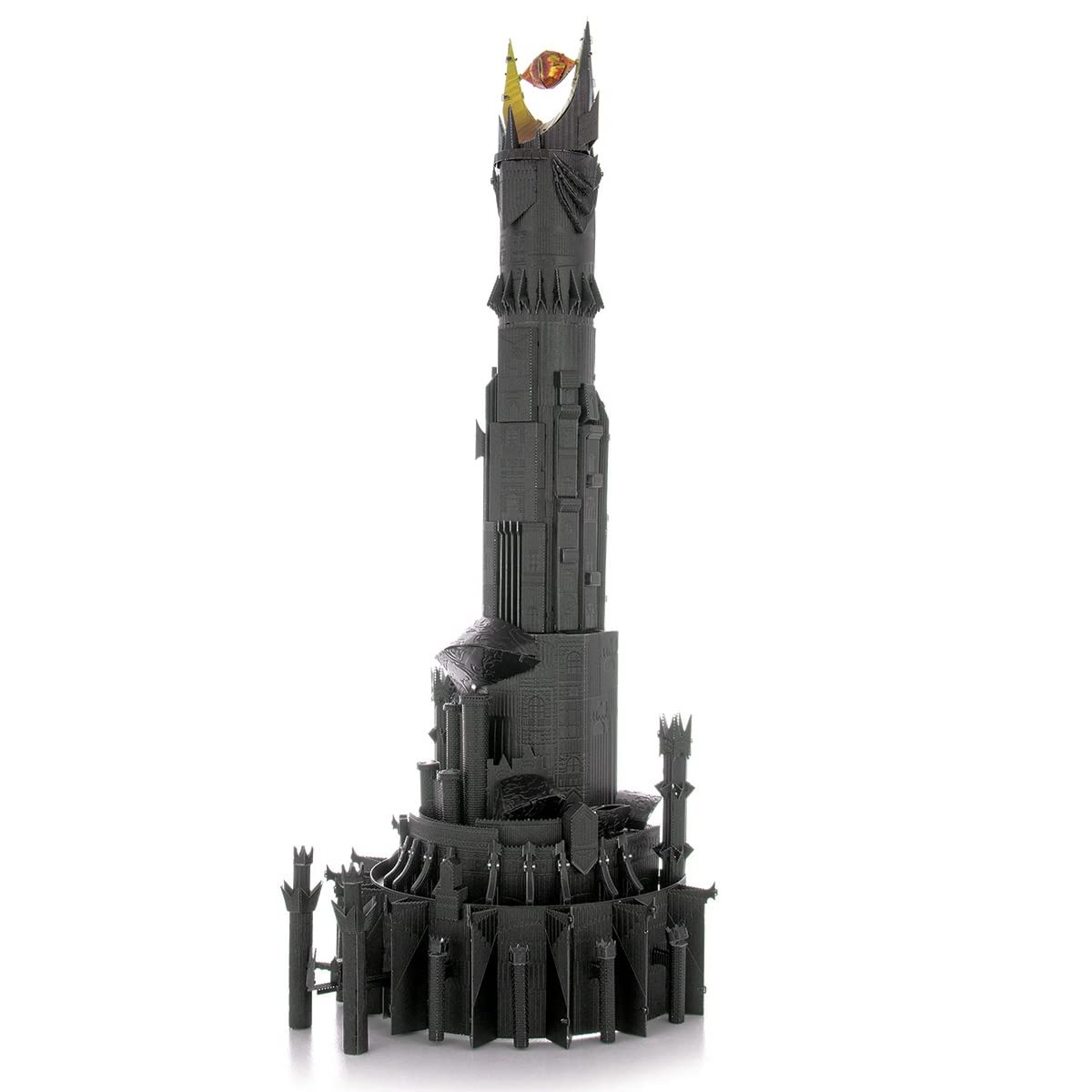 Premium 3D Metal Model Kit - Lord of The Rings Barad-Dur DIY Building Set with Tweezers | Fascinations Metal Earth Series | Collectible Gift for Adults & Teens | Perfect for Home Decor, Office Display & LOTR Fans