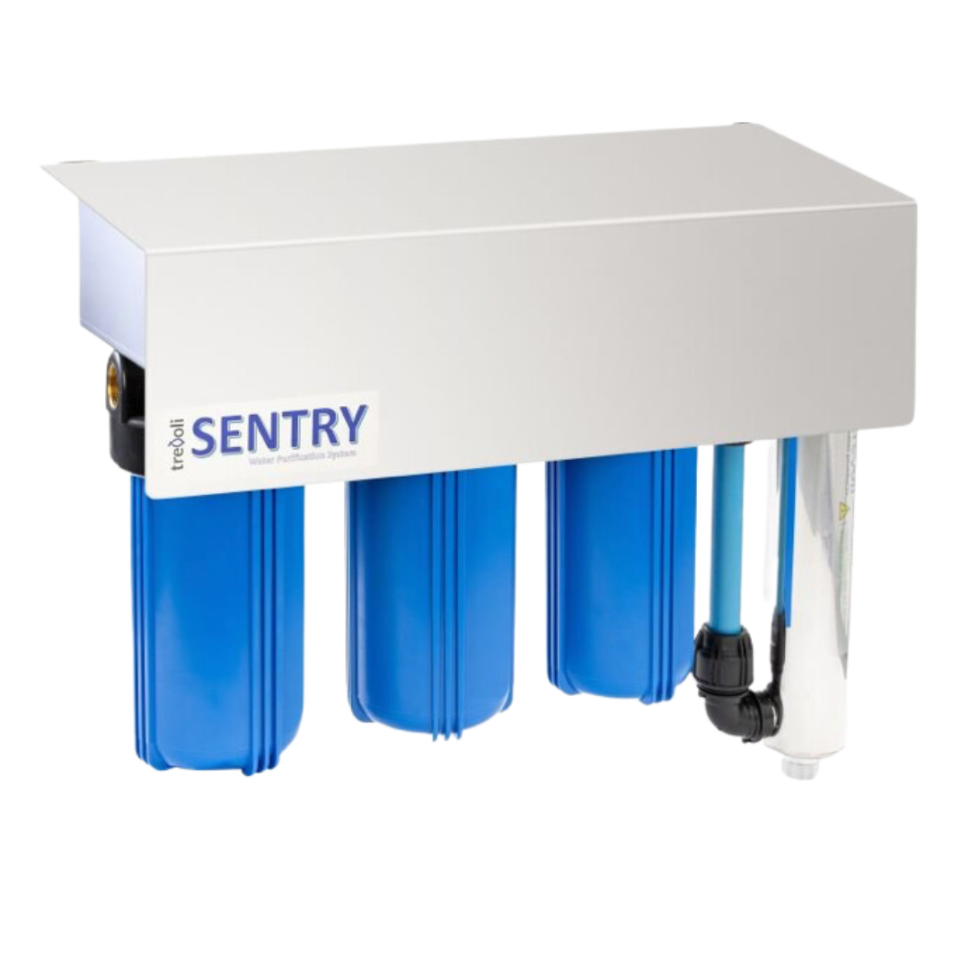 10-Stage Jumbo Integrated Water Filtration & 48W UV Purification System - Home & RV Water Treatment for Clean Drinking Water